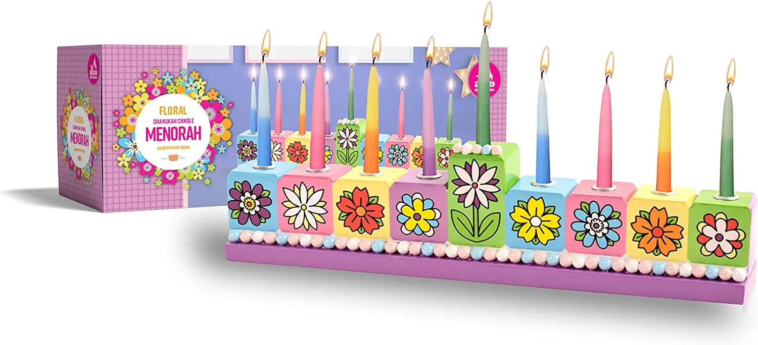 Hand-Painted Flower Menorah、mySite、topwebapps
