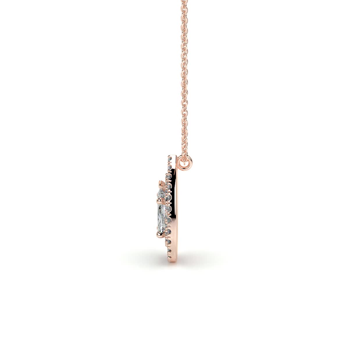 Averi Diamond Pendant -14K Rose Gold、mySite、hinf8tx79