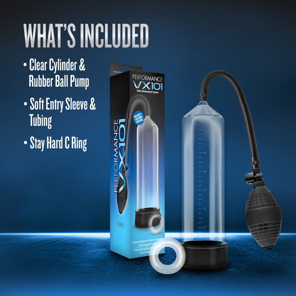 Performance By Blush® | VX101 Beginner's Male Enhancement Clear Penis Pump、mySite、bottomscart