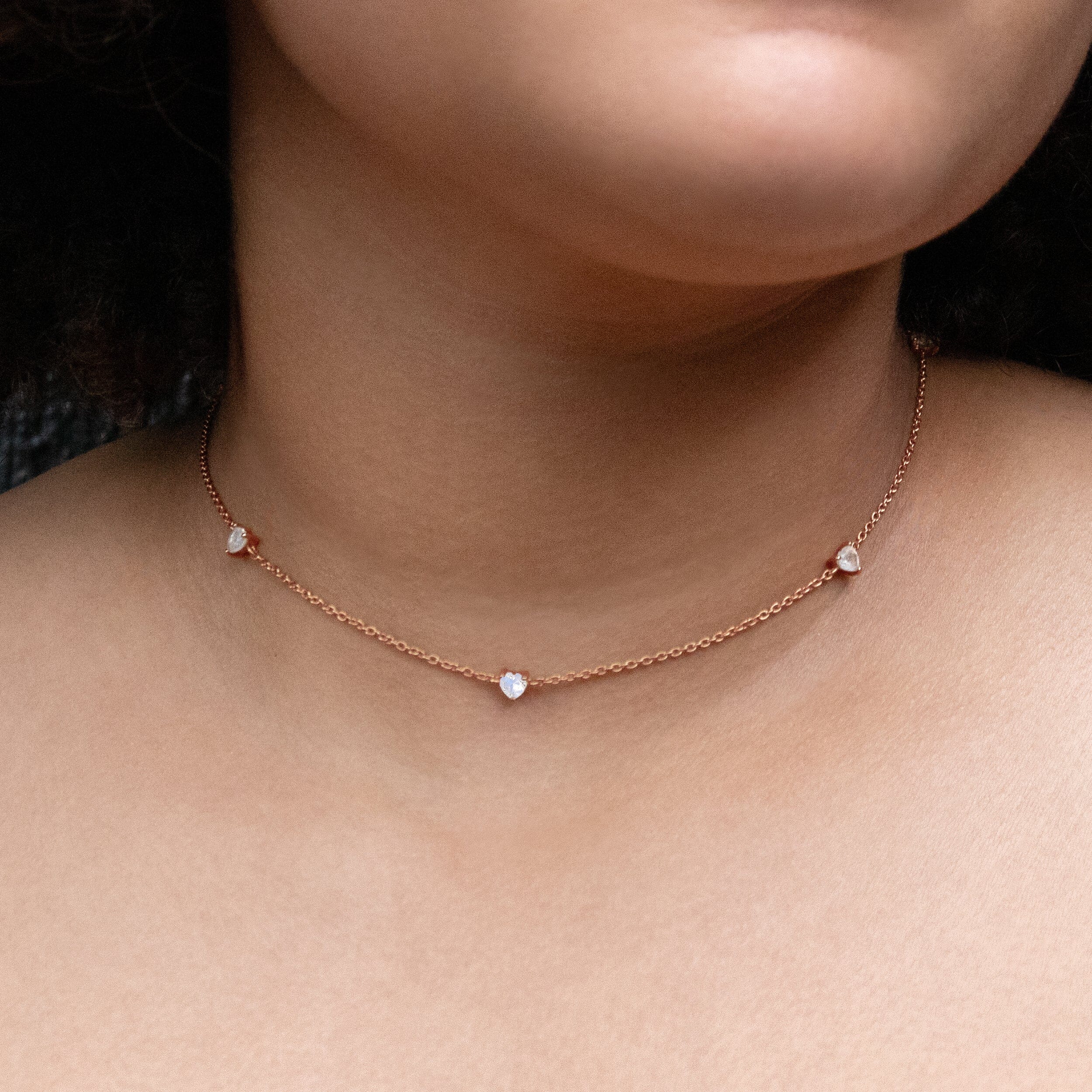 Moonstone Never Without My Gem Necklace - June Birthstone、mySite、hinf8tx79