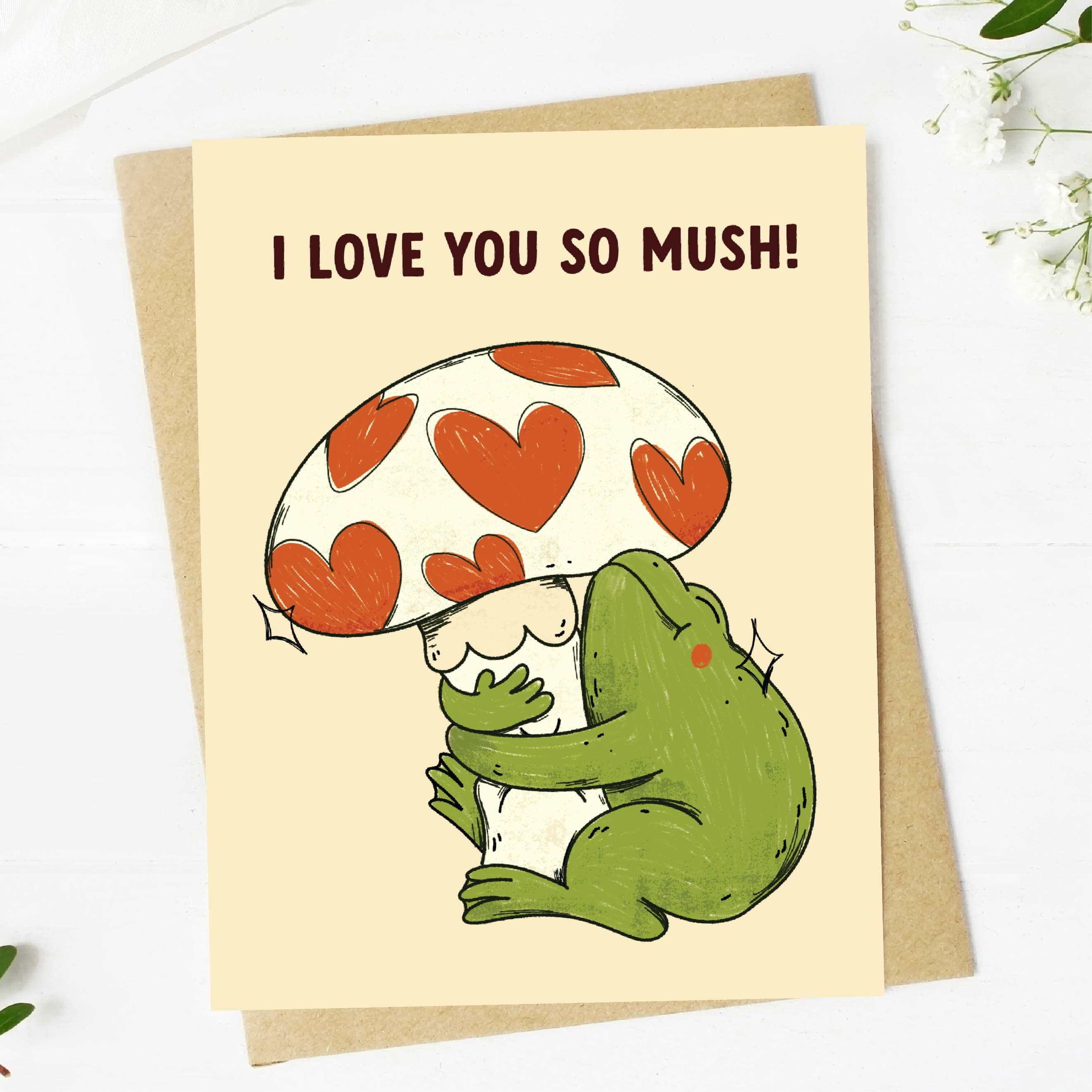  I Love You So Mush Toad Card、mySite、ghnorth