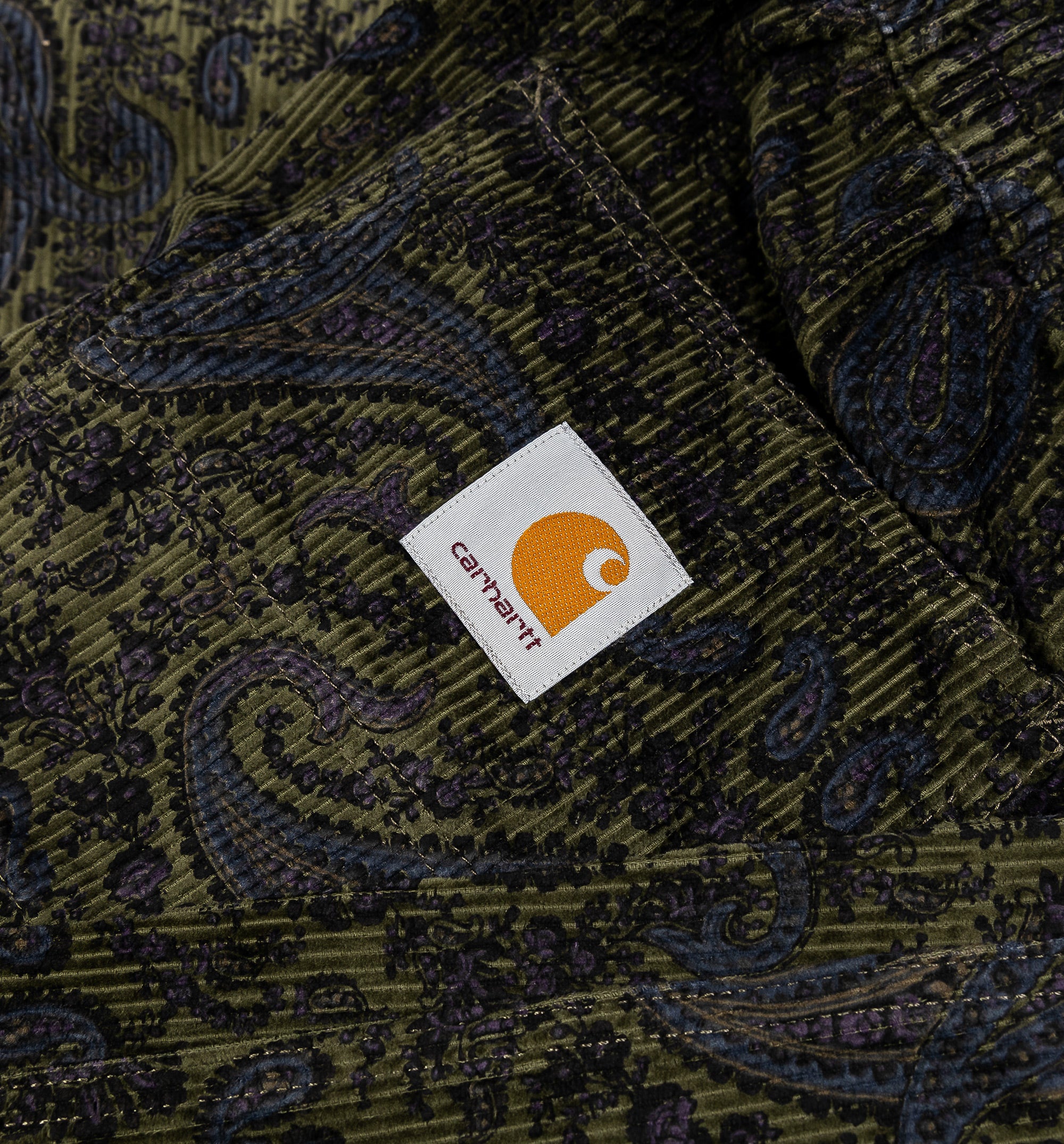 Flint Paisley Print Mens Pants - Black/Green、mySite、dreamappss