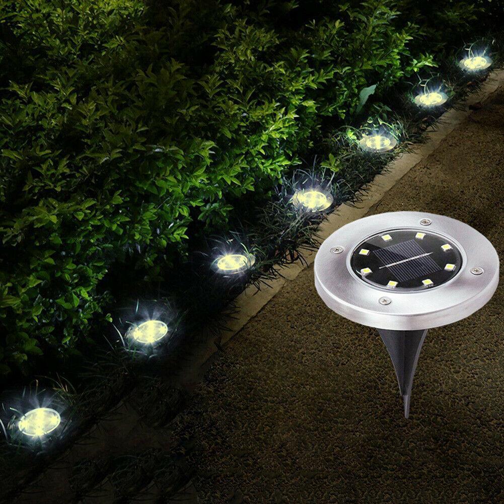 Solar Powered Outdoor Pathway LED Lights - Set of 4、mySite、camillekostekn