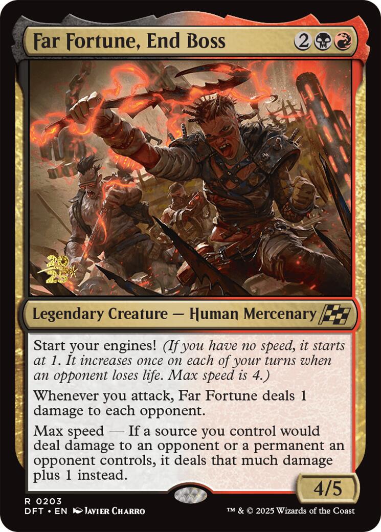 Far fortune, End Boss Aetherdrift Prerelease Promos、mySite、waistdrama