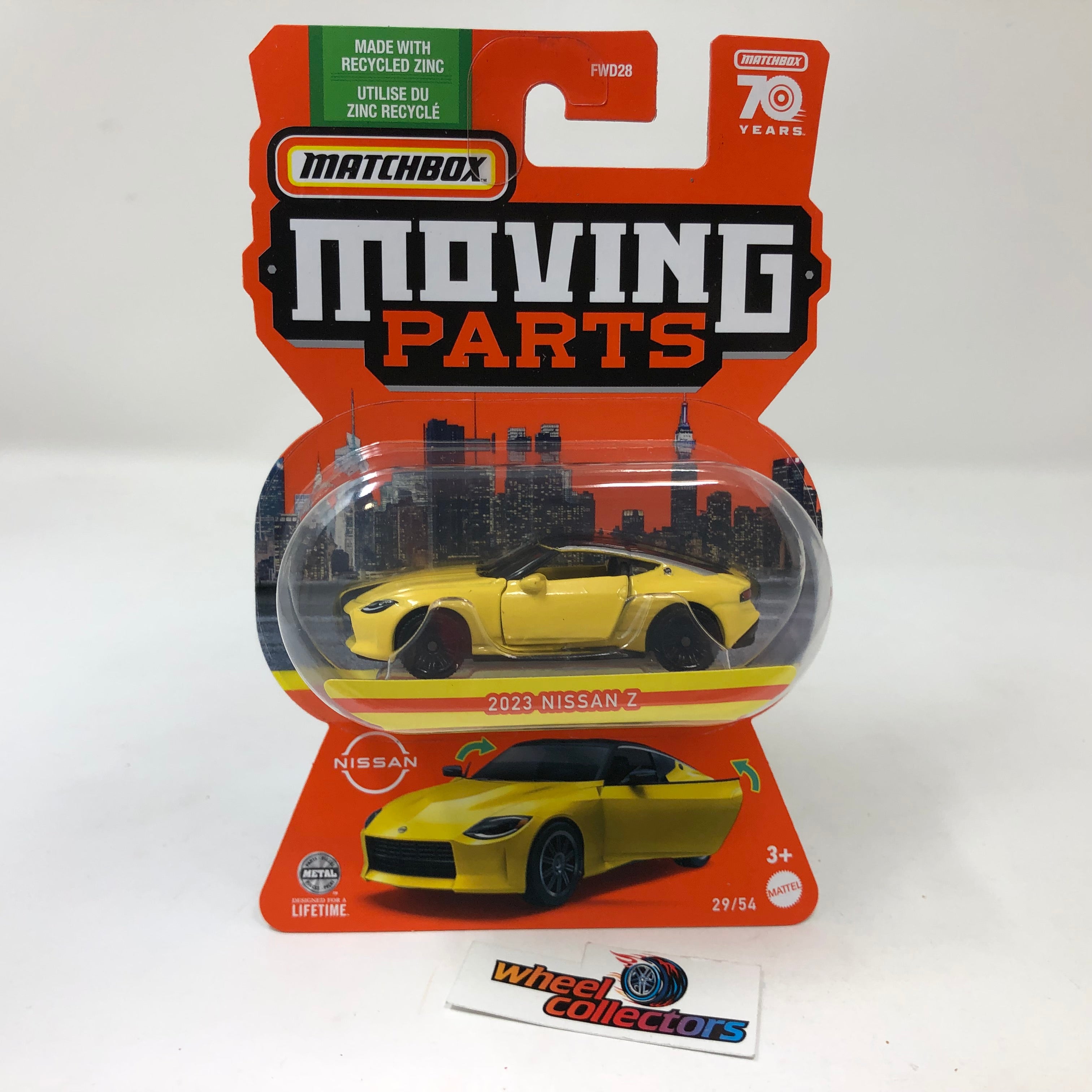 Nissan Z * YELLOW * 2023 Matchbox Moving Parts Case G、mySite、hgirdovlk