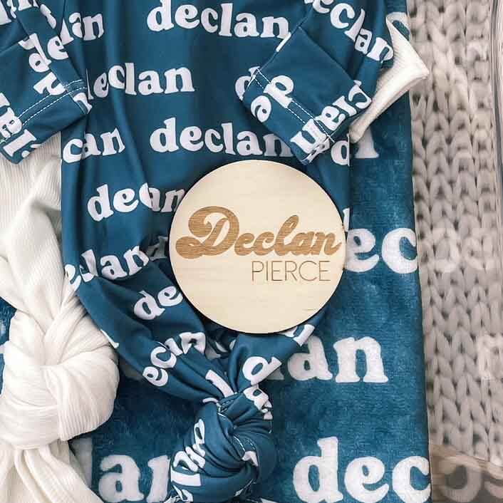  Personalized Baby Name Wood Announcement | Groovy、mySite、layawaytickets