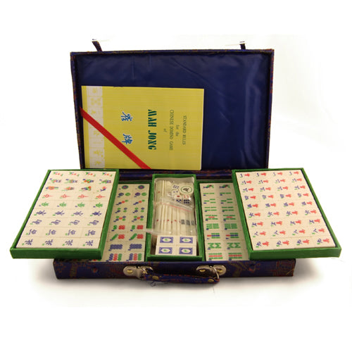 Chinese Mahjong Set with Bamboo & Bone Tiles、mySite、topwebapps