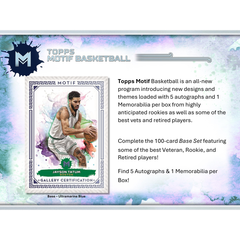 2023/24 Topps Motif Basketball Hobby Box、mySite、waistdrama