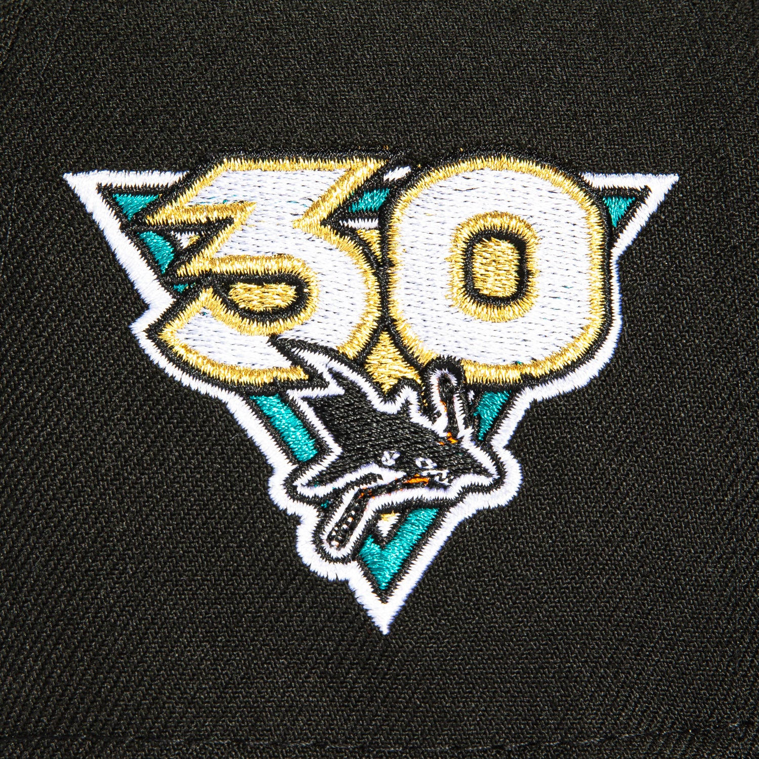 New Era 59Fifty San Jose Sharks 30th Anniversary Patch Hat - Black、mySite、vikingsvslions