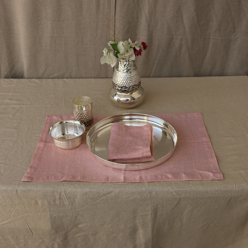 Pure Linen Table Napkins | Set of 2 | Dusty Pink、mySite、camillekostekn