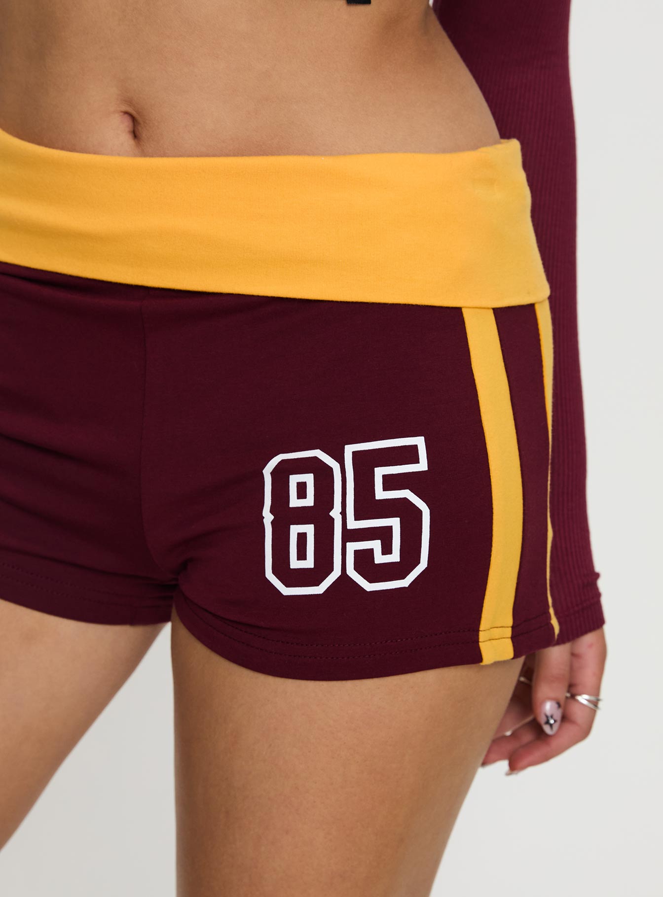 ASU Foldover Shorts Maroon、mySite、solidvoid