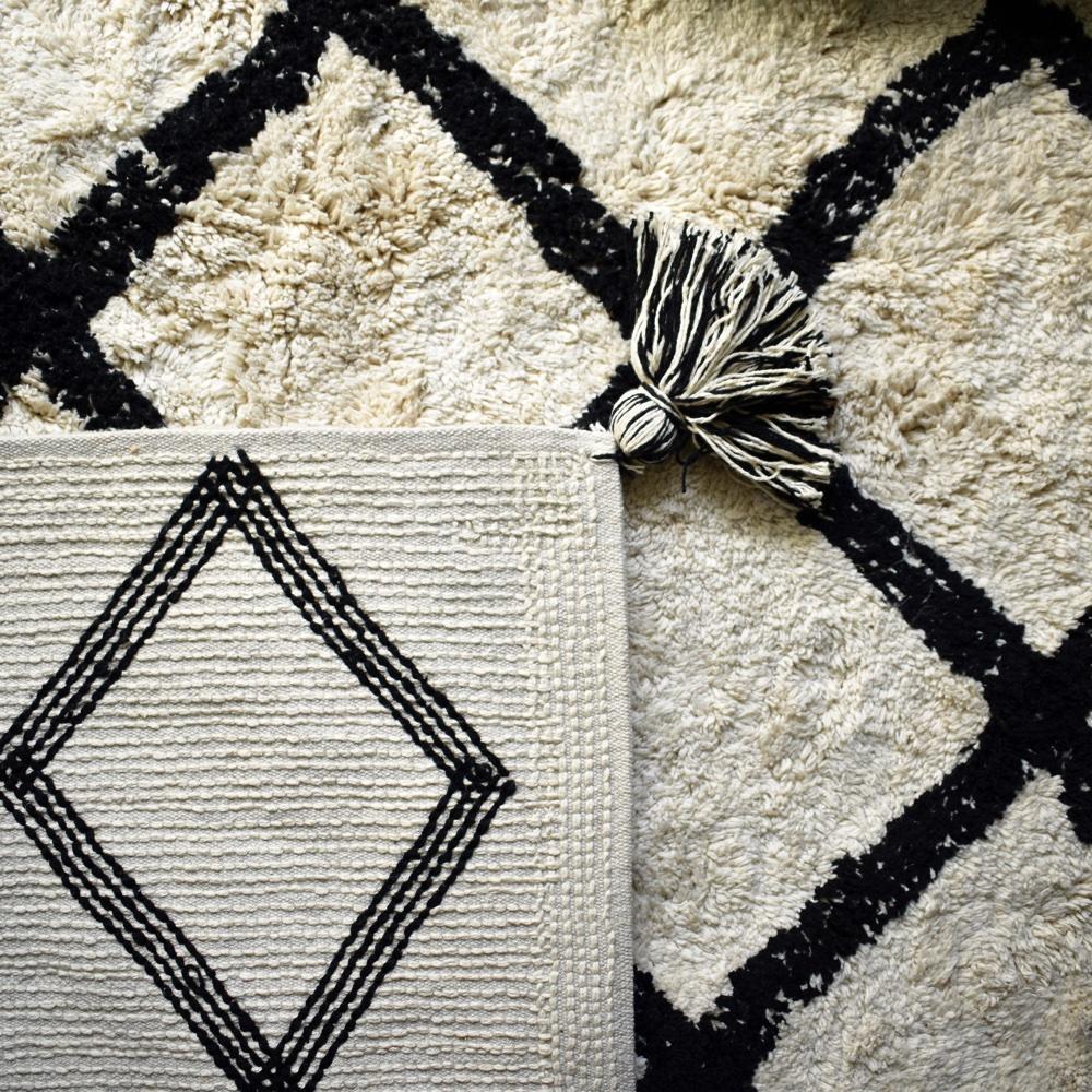 Cotton Berber Black Washable Area Rug、mySite、gigharbornorthrealestate