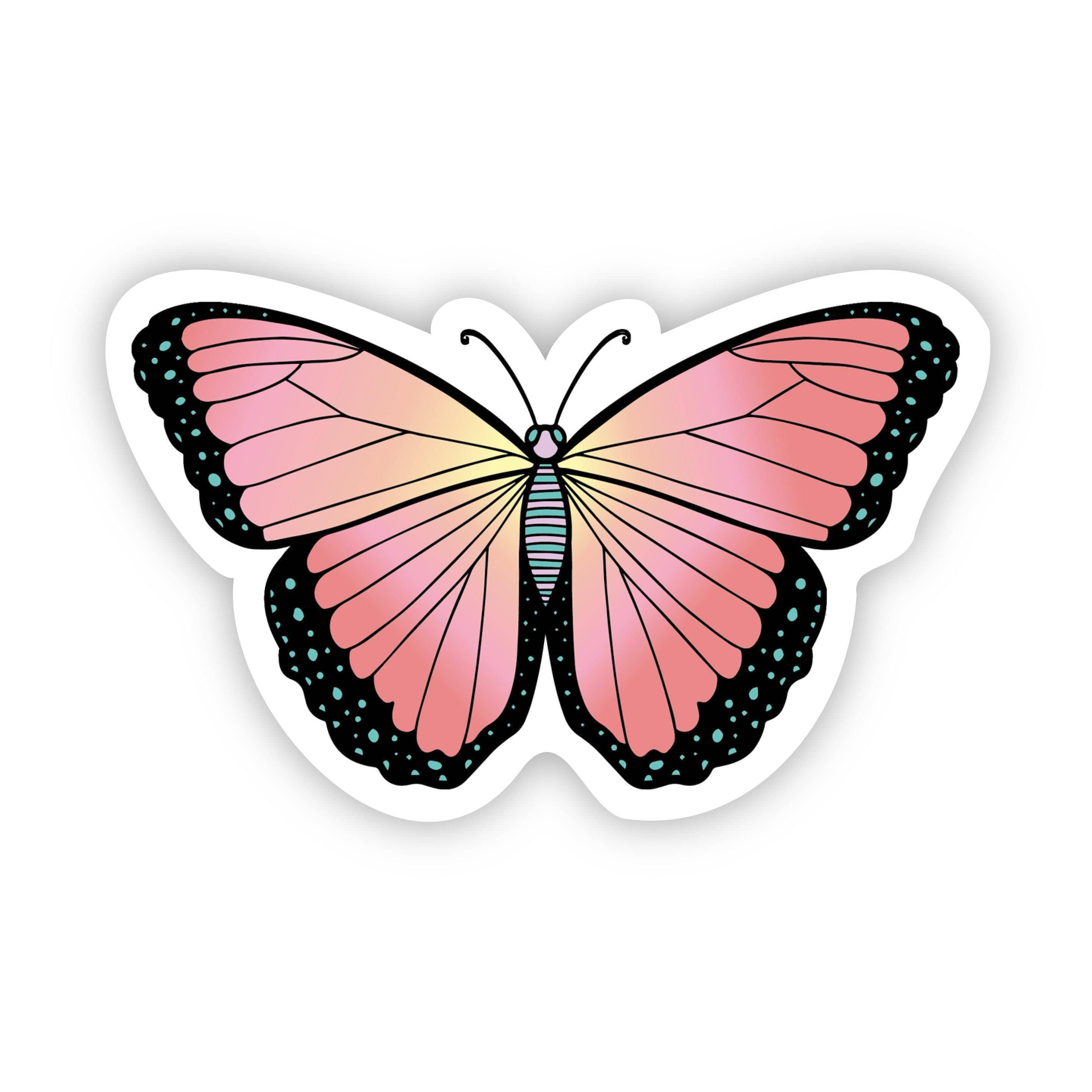  Butterfly Multi Color Aesthetic Sticker、mySite、elrpsem3k