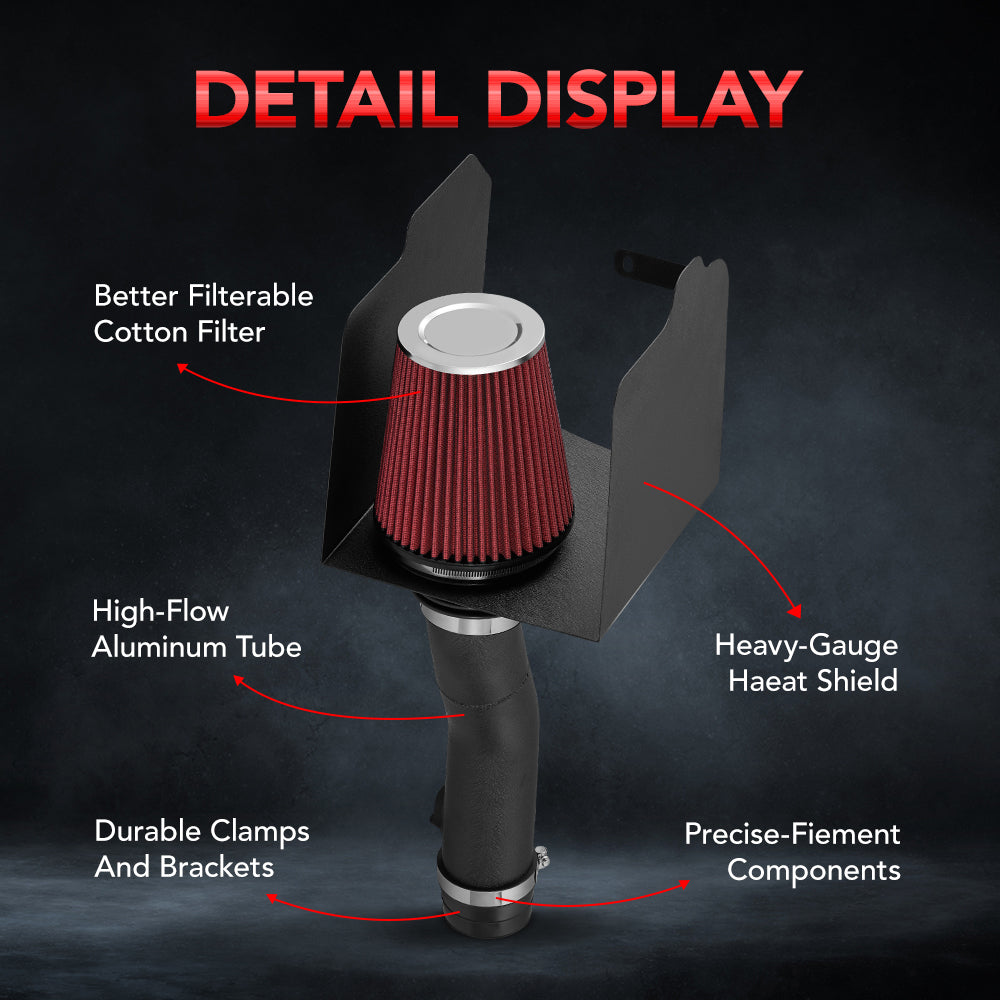 For 2016-2019 Toyota Tacoma 3.5L-V6 Cold Air Intake Kit、mySite、nflplayoffbracketp