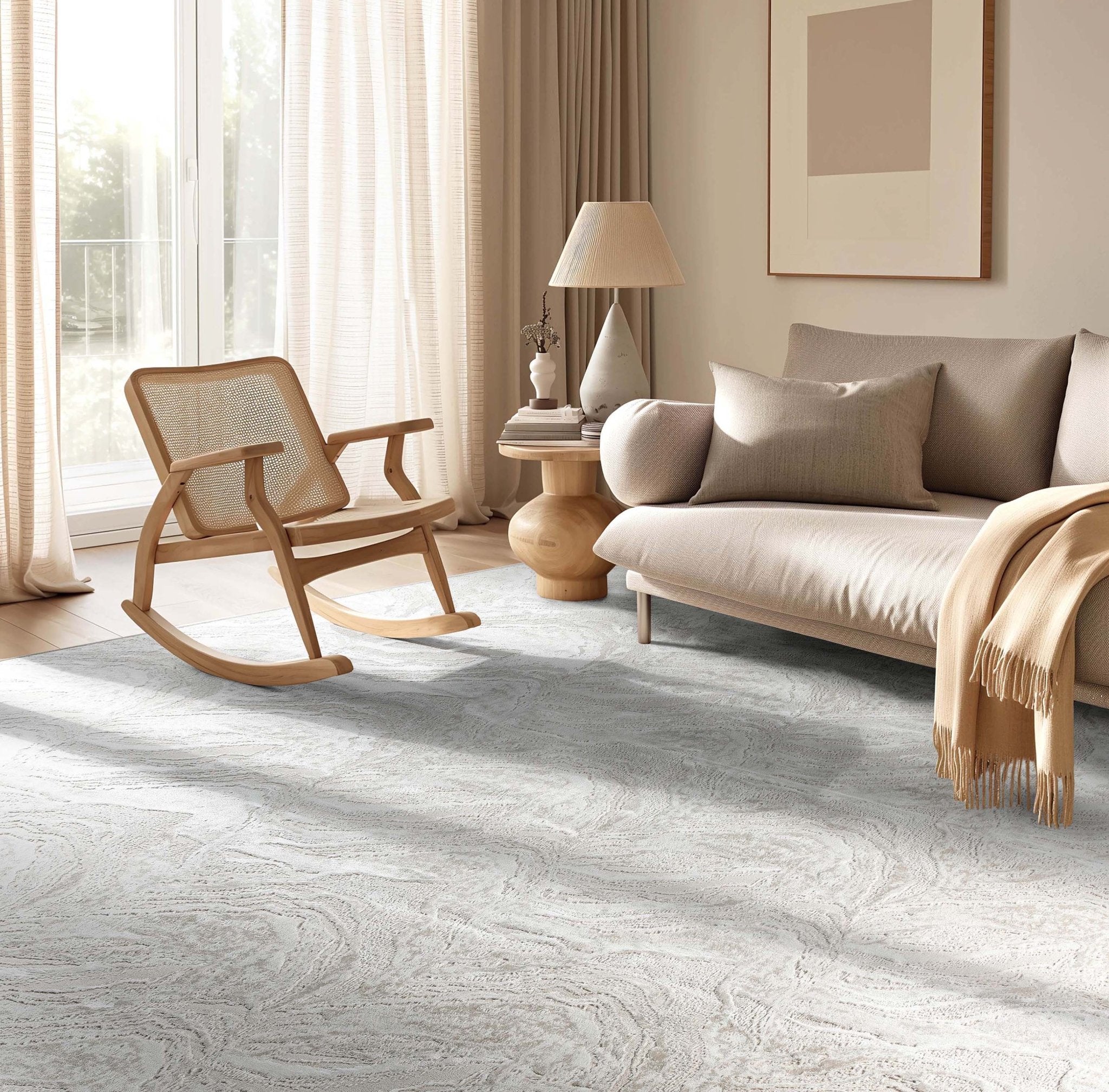 Esmilson Abstract Custom Rug - Wilton Weave, Glam Rug Design, Personalized Sizes、mySite、gigharbornorthrealestate