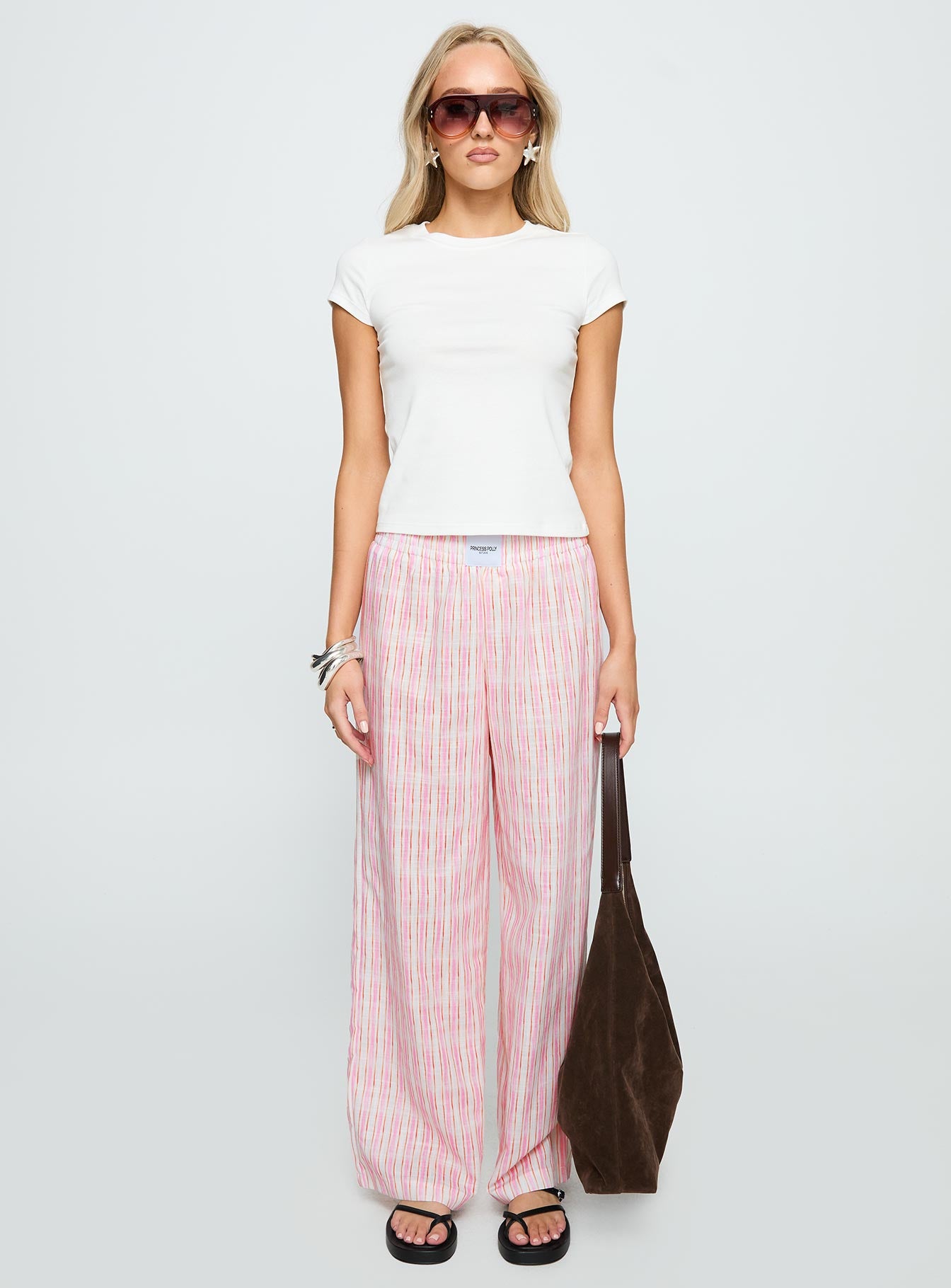 Beach House Pants Pink Stripe、mySite、solidvoid
