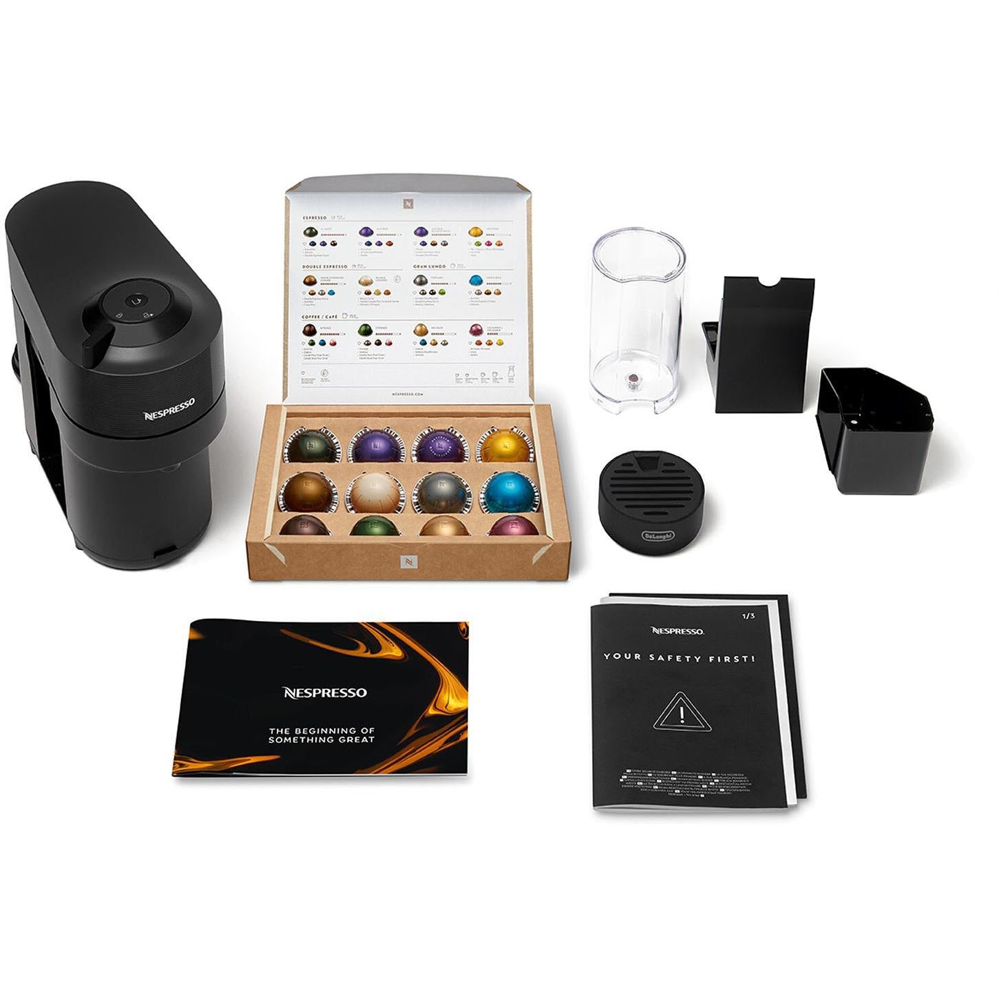 DeLonghi Vertuo Pop Nespresso Machine (Black)、mySite、camillekostekn