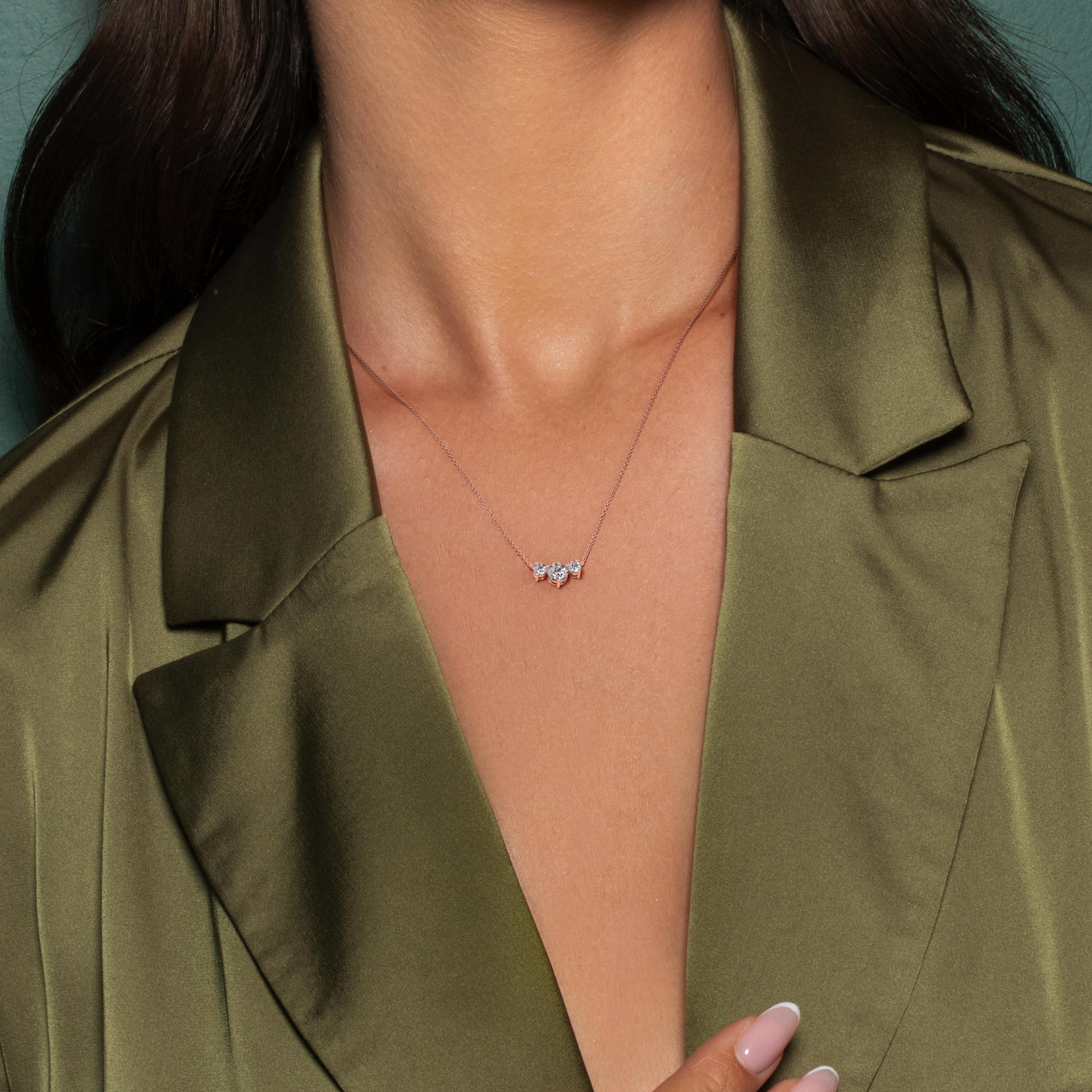 Susan Diamond Pendant -14K Rose Gold、mySite、hinf8tx79