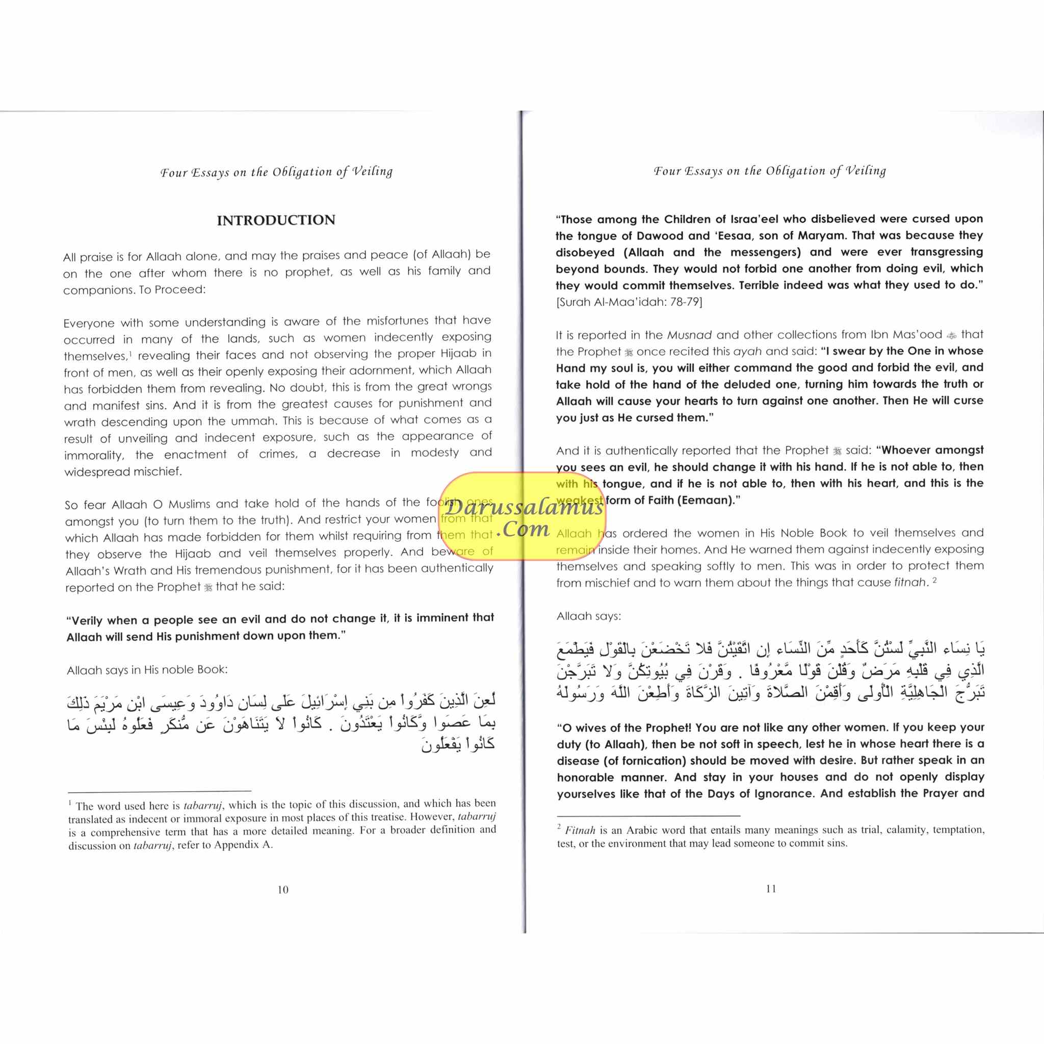 Four Essays on the Obligation of Veiling By Shaikh Ibn Baz、mySite、topwebapps