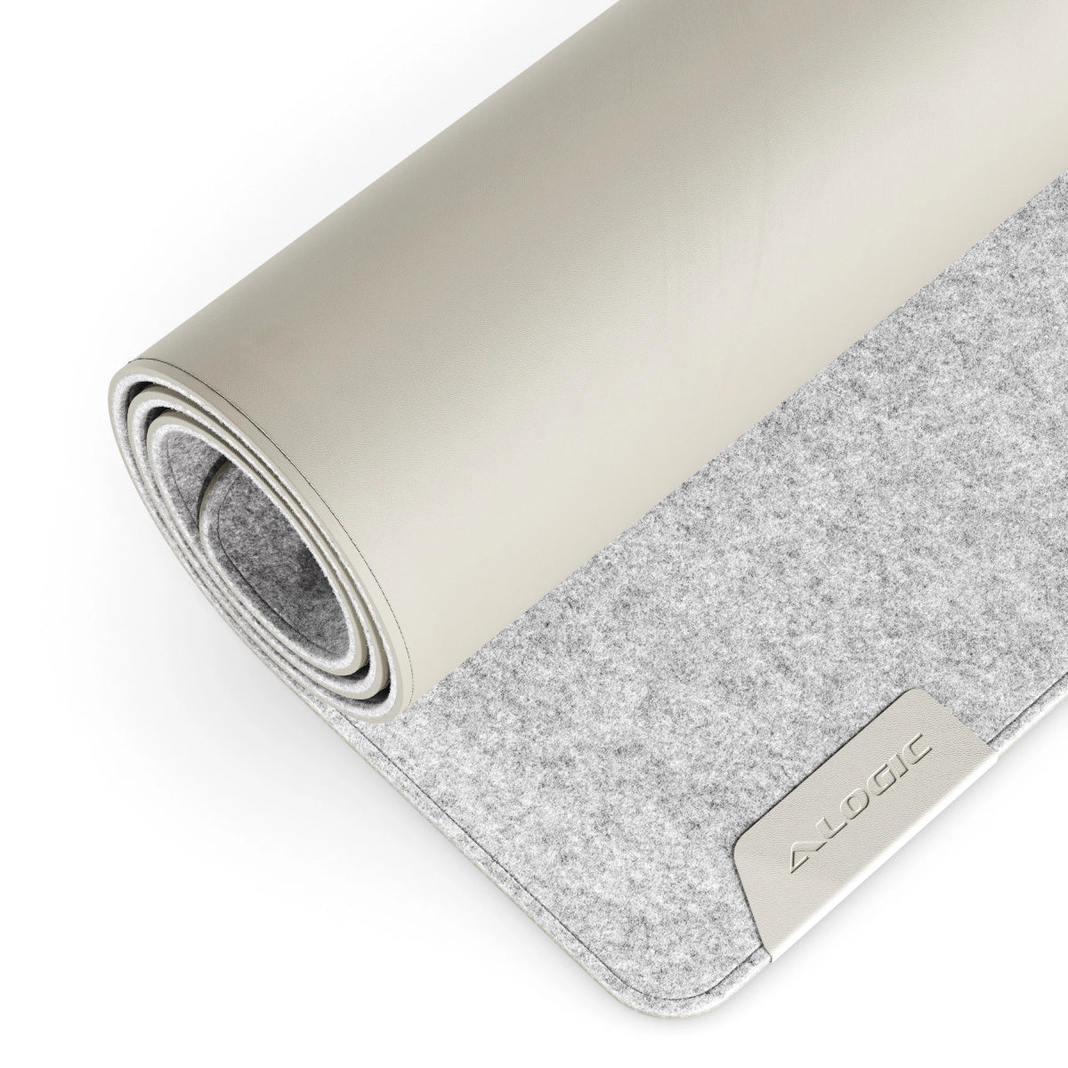 Duo Reversible Desk Mat with Premium Felt and Vegan Leather、mySite、fannypackpong