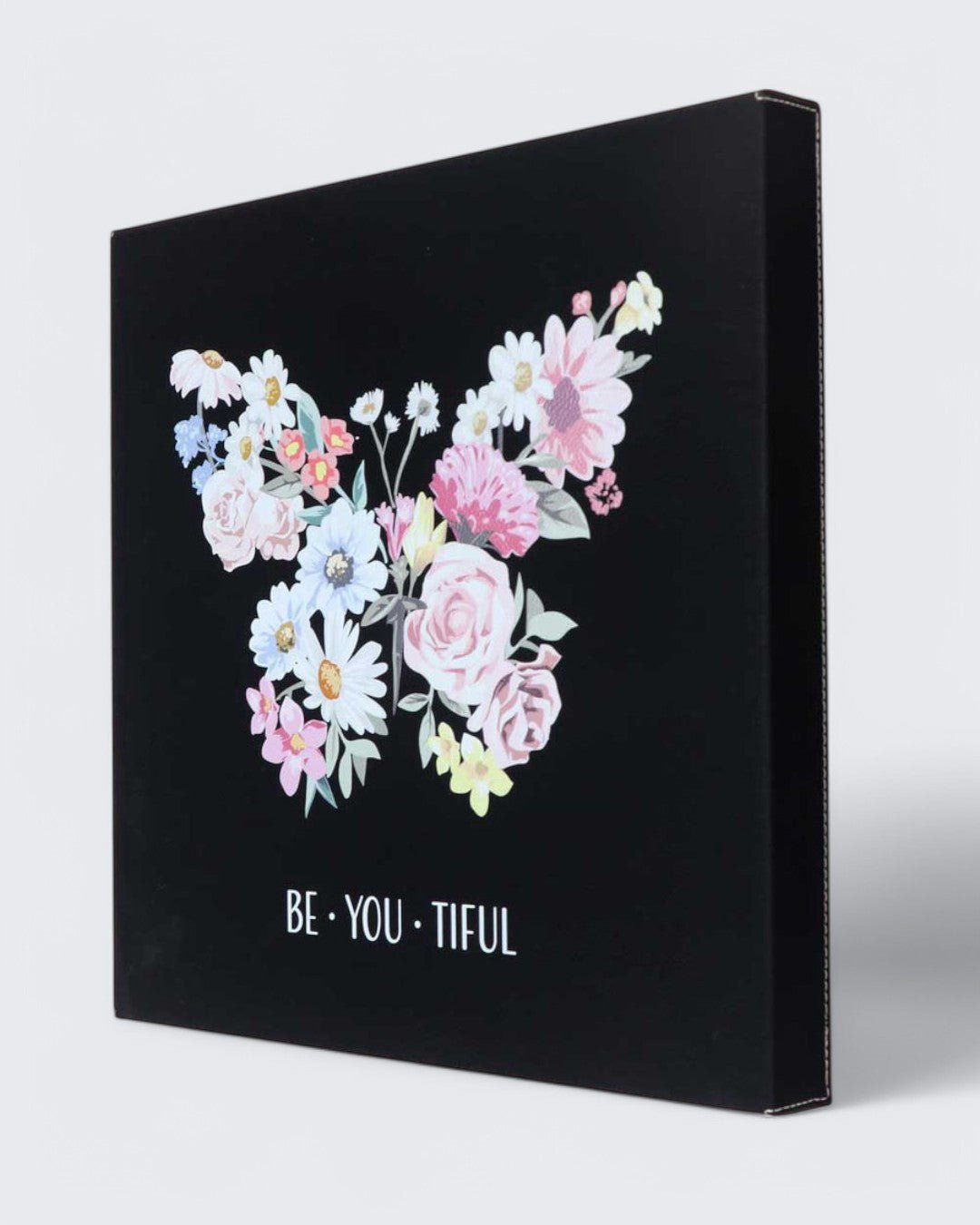 BeYouTiful Inspirational Art Floral Butterfly Wall Hanging、mySite、topwebapps