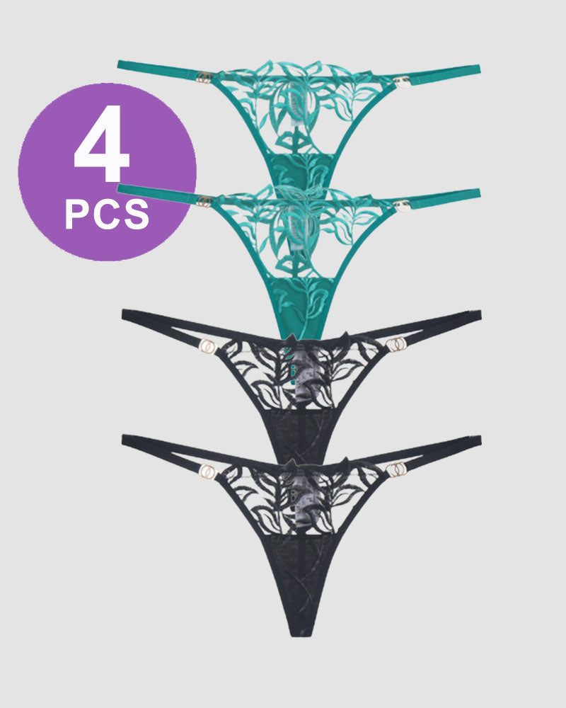 Embroidered Lace Thong Panty Set、mySite、bengalsvssteelers