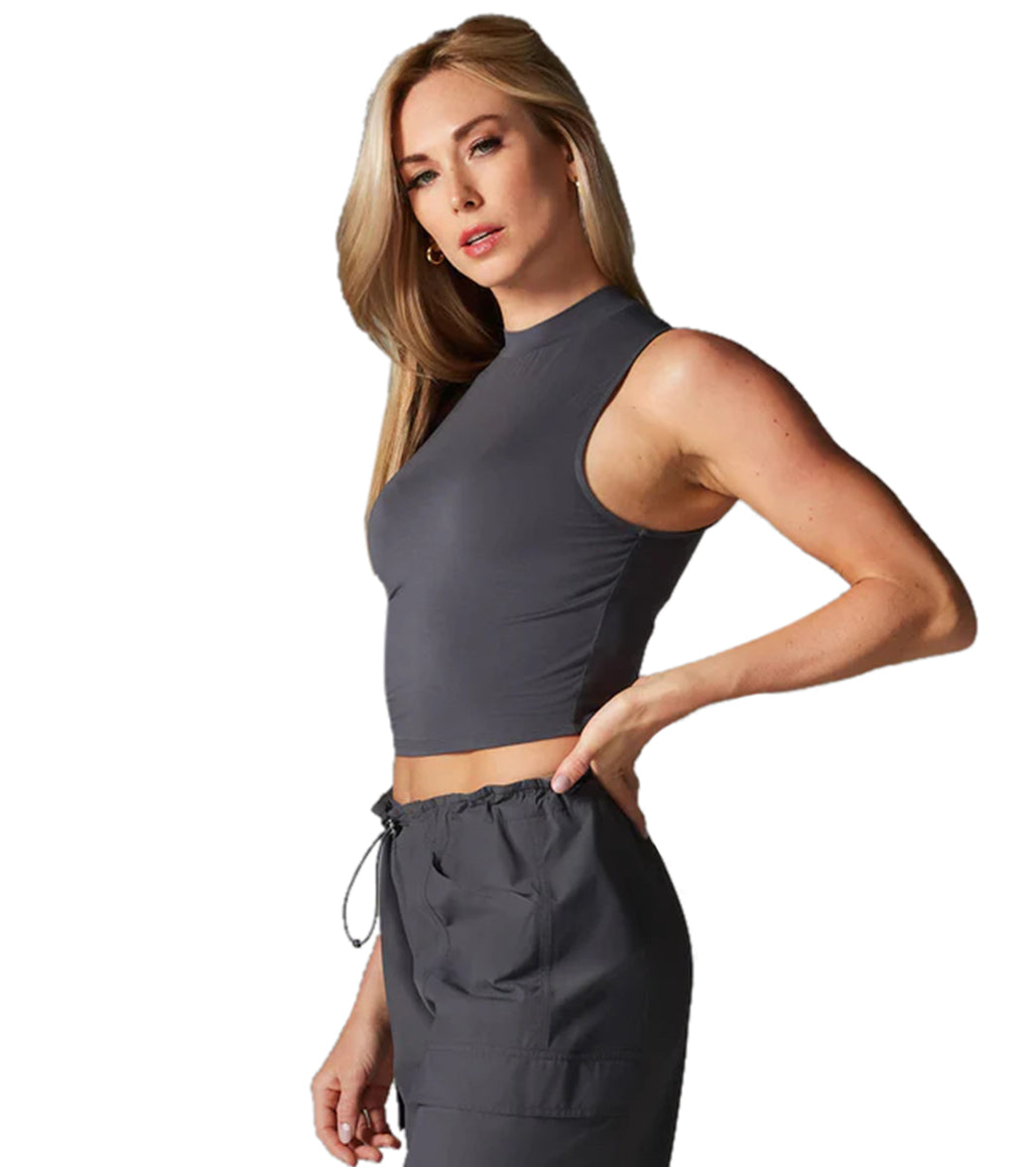 Tavi Mock Neck Tank、mySite、noshort