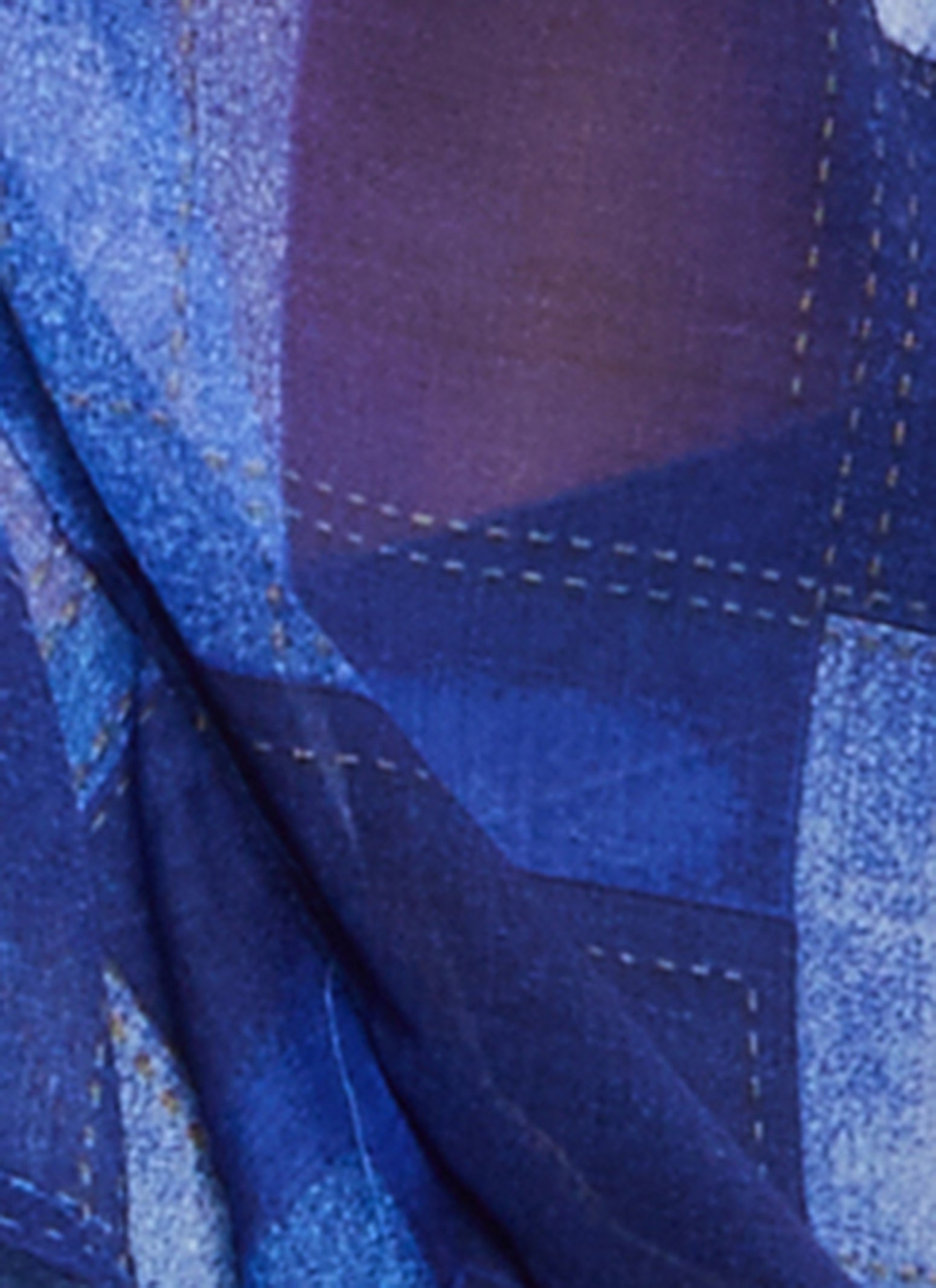 Plus Size Chiffon Patterned Tie Sleeve Tie Front Blouse、mySite、camillekostekn