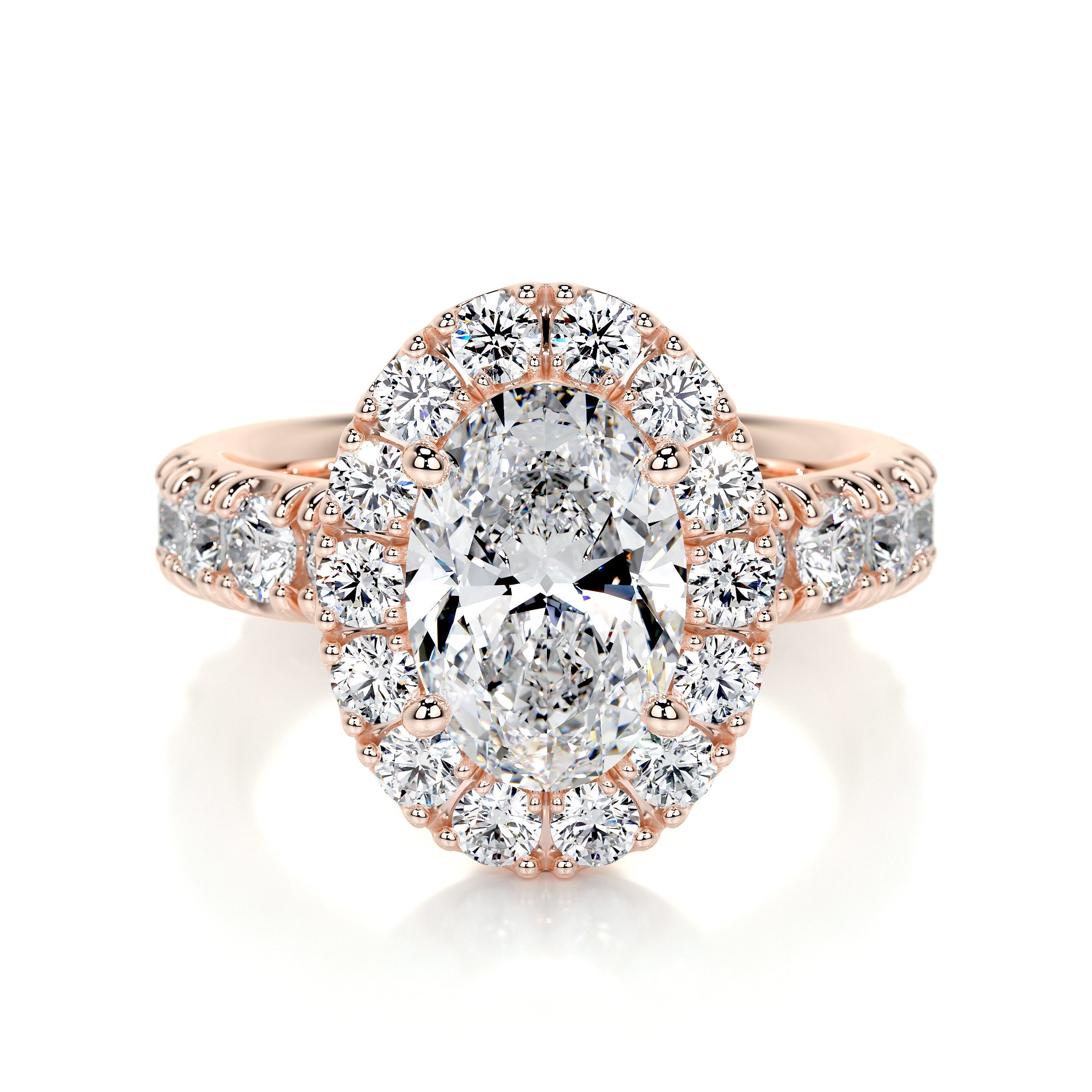 Maya Lab Grown Diamond Ring -14K Rose Gold、mySite、hinf8tx79