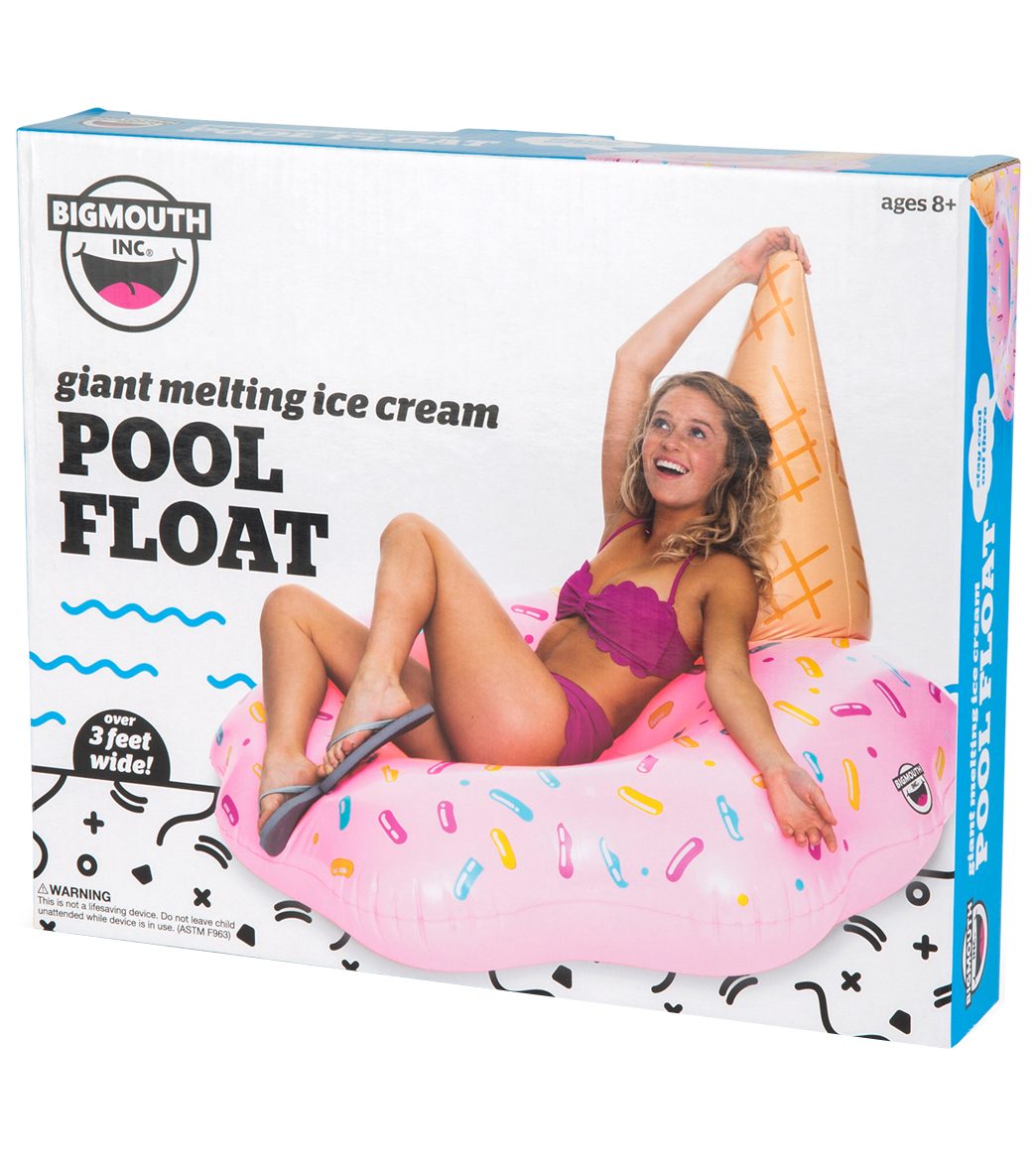Big Mouth Toys Melting Ice Cream Pool Float、mySite、noshort