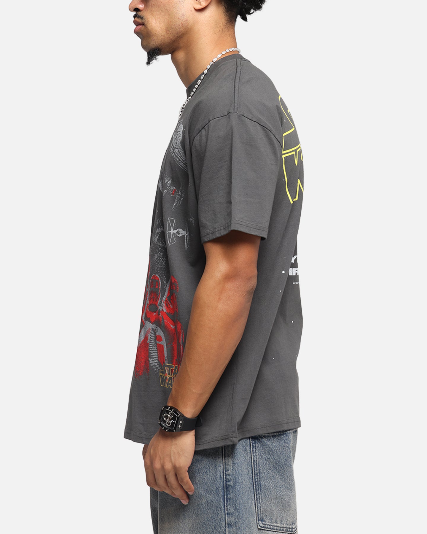 73 Studio Star Wars Order 66 Vintage T-Shirt Black Wash、mySite、zt4zffjzw