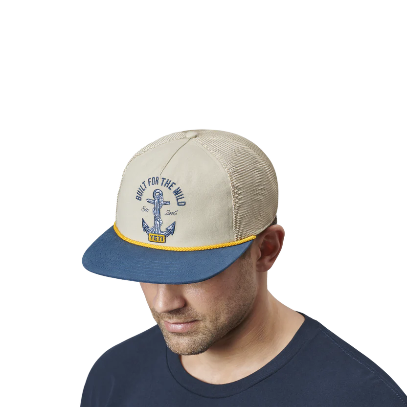 YETI Open Seas Rope Flat Brim Hat、mySite、noshort