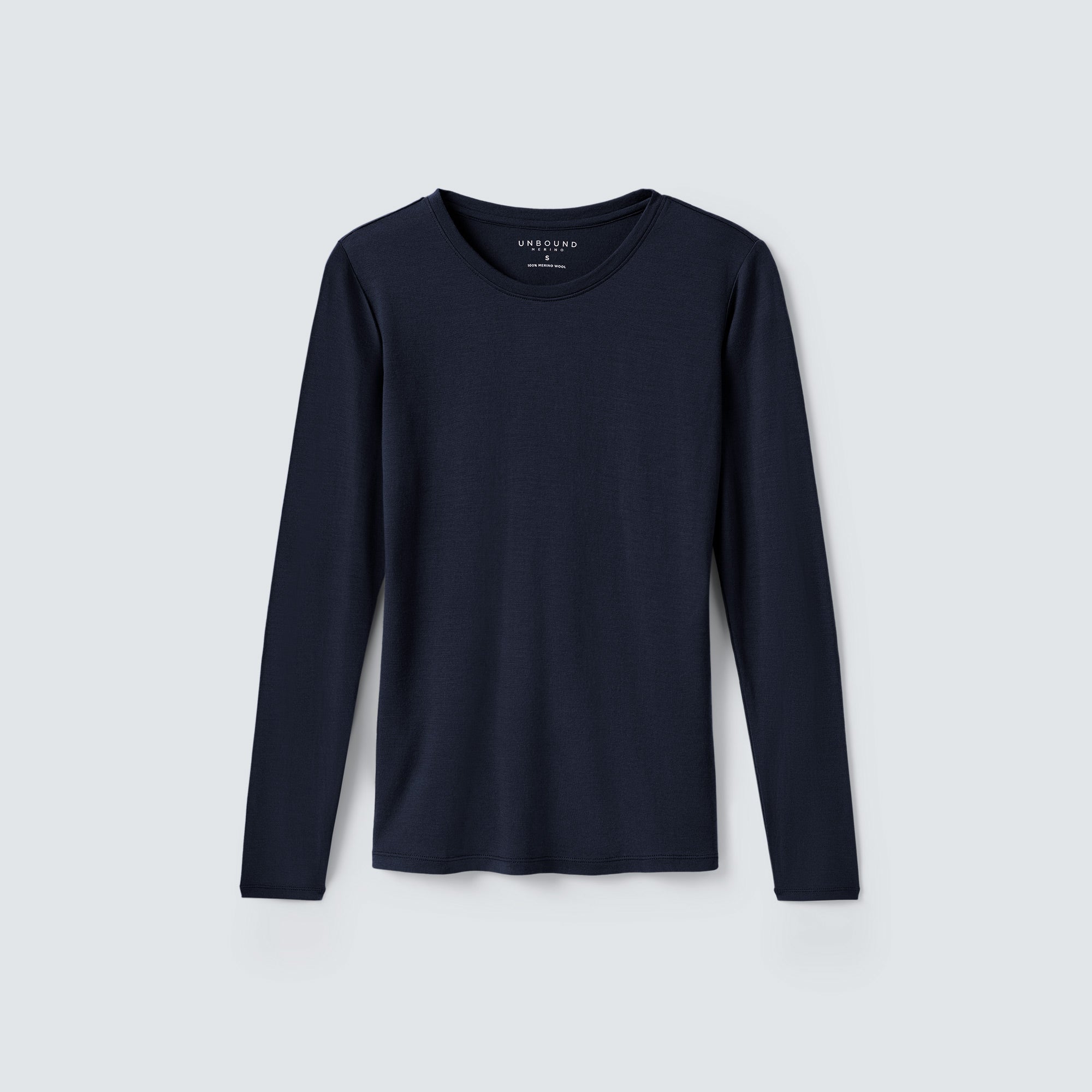 Women's Long Sleeve Merino Crew、mySite、noshort