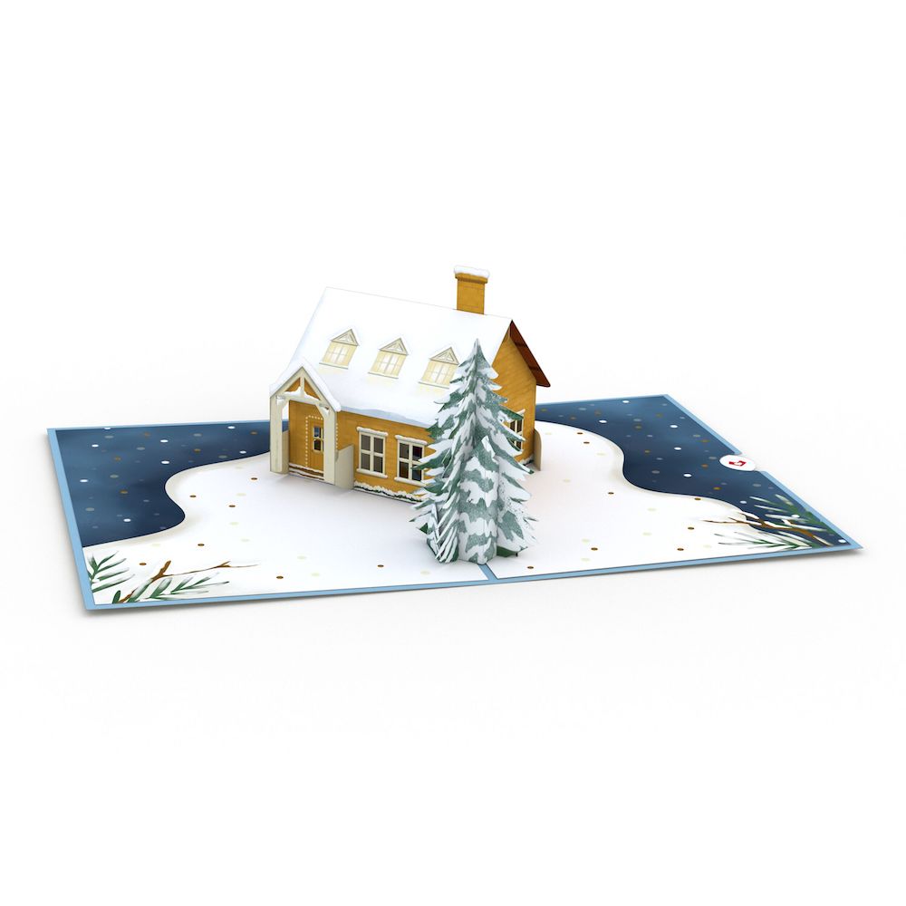 Happy Holidays House Pop-Up Card、mySite、solidvoid