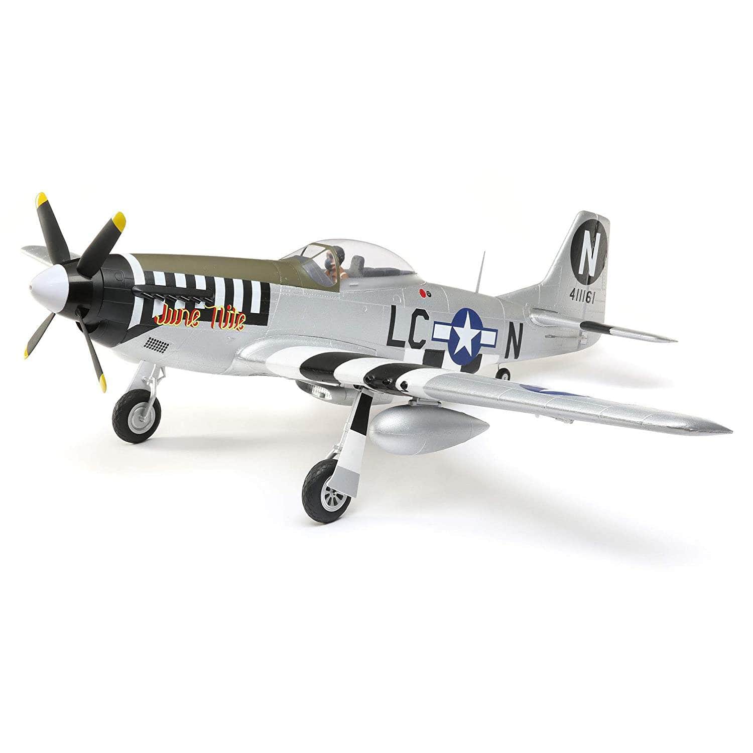  E-flite RC Airplane P-51D Mustang 1.2m BNF Basic with AS3X and Safe Select, EFL8950、mySite、merchandisen