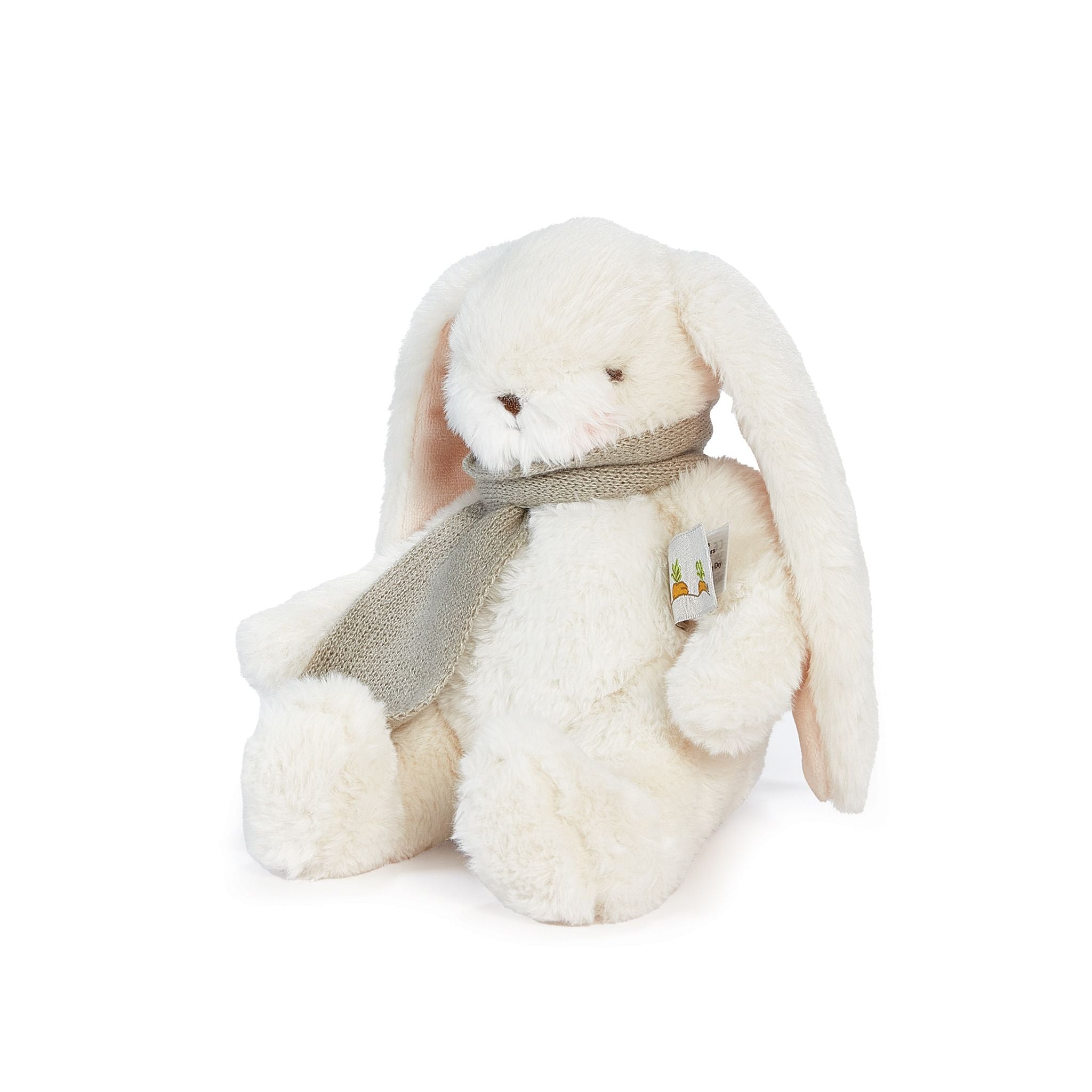 RETIRED - Holiday Wee Nibble Cream Bunny - Gray Scarf、mySite、g9winljtr