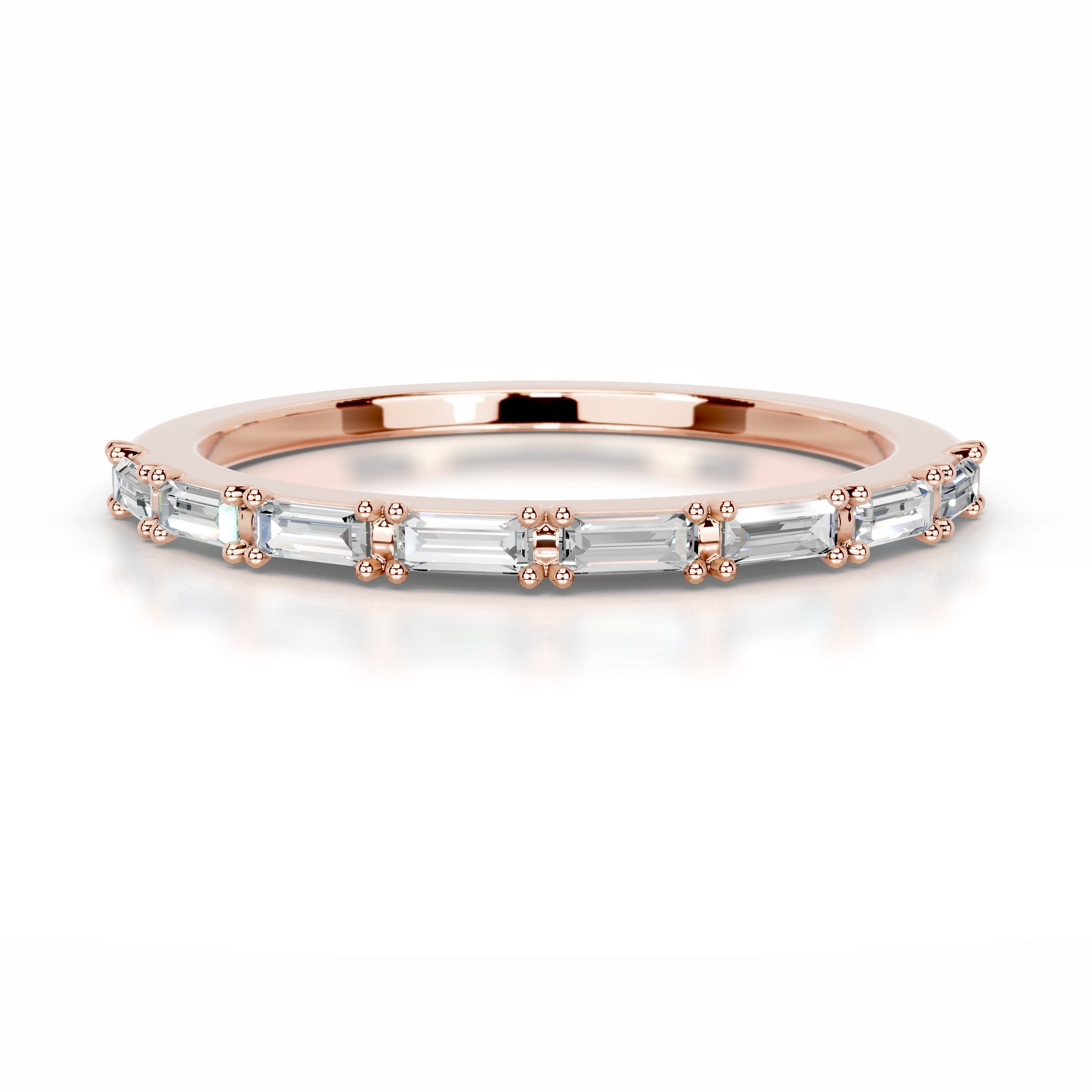 Irie Diamond Wedding band - 14K Rose Gold、mySite、hinf8tx79