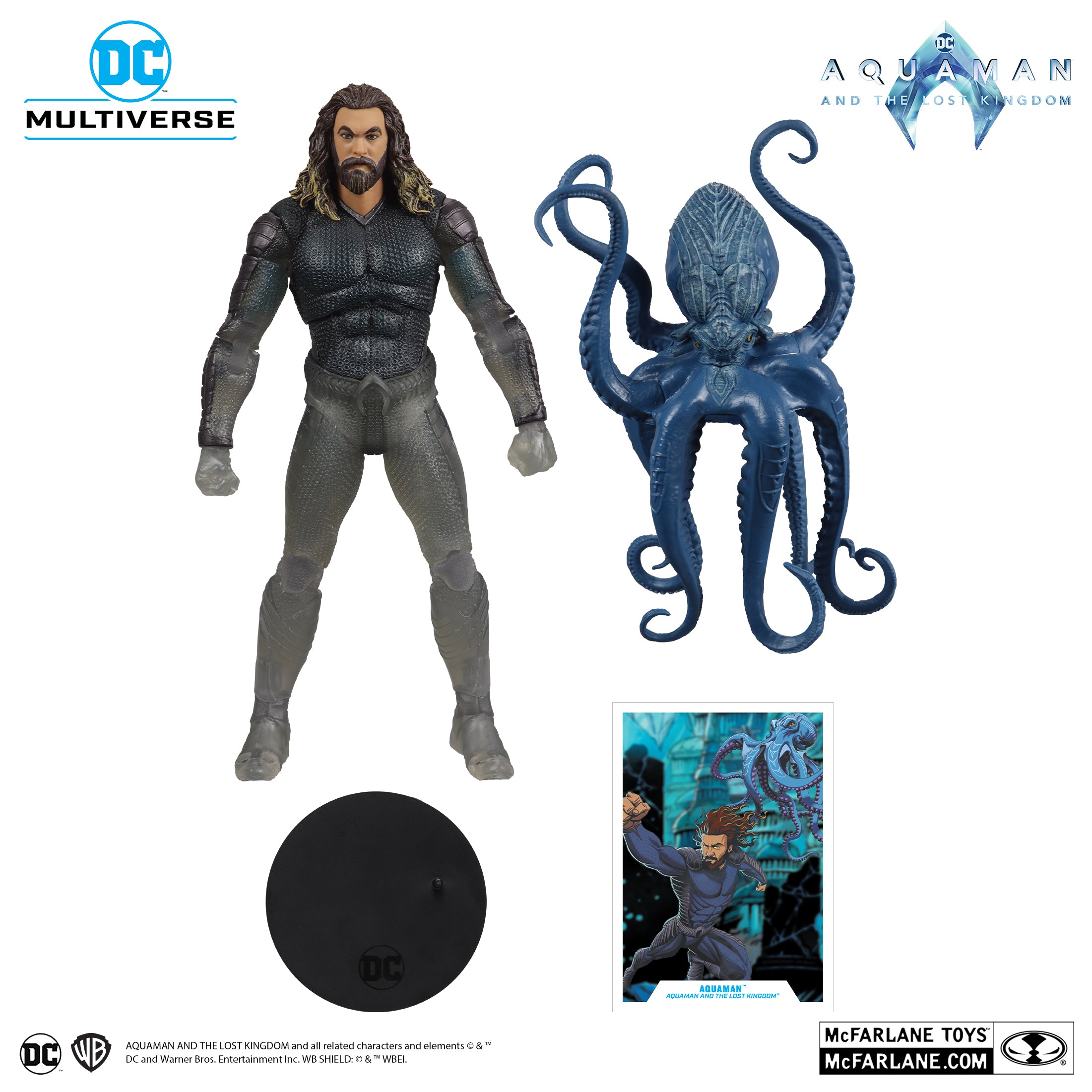 DC Multiverse Exclusive Gold Label Stealth Suit Aquaman & Topo、mySite、hgirdovlk