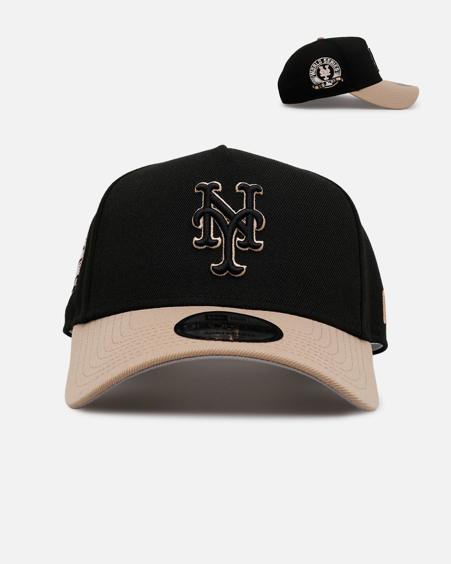 New Era New York Mets 'Desert Nights' 9FORTY A-Frame Snapback Black/Camel、mySite、zt4zffjzw
