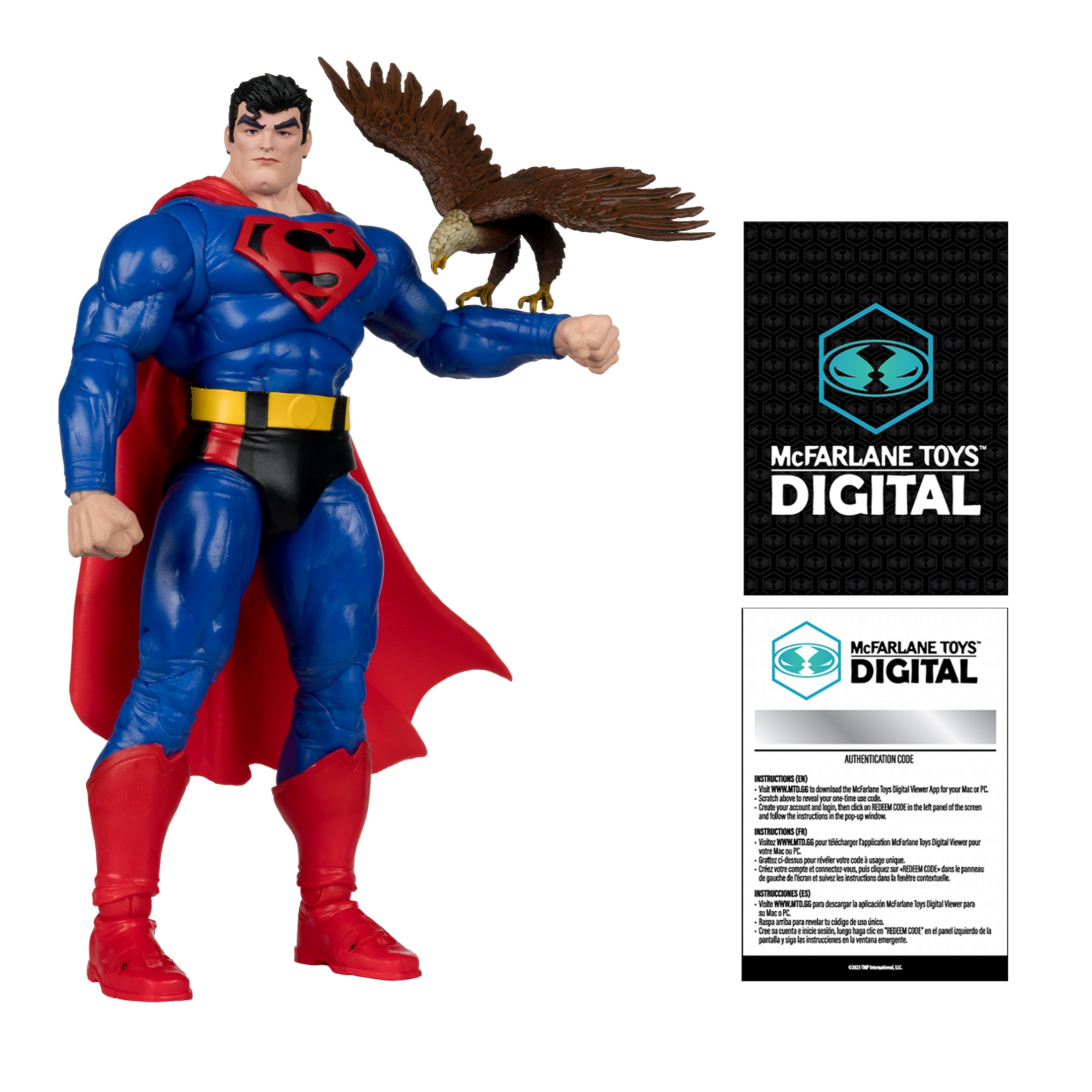 DC Direct Superman (Our Worlds at War) with McFarlane Toys Digital Collectible、mySite、hgirdovlk