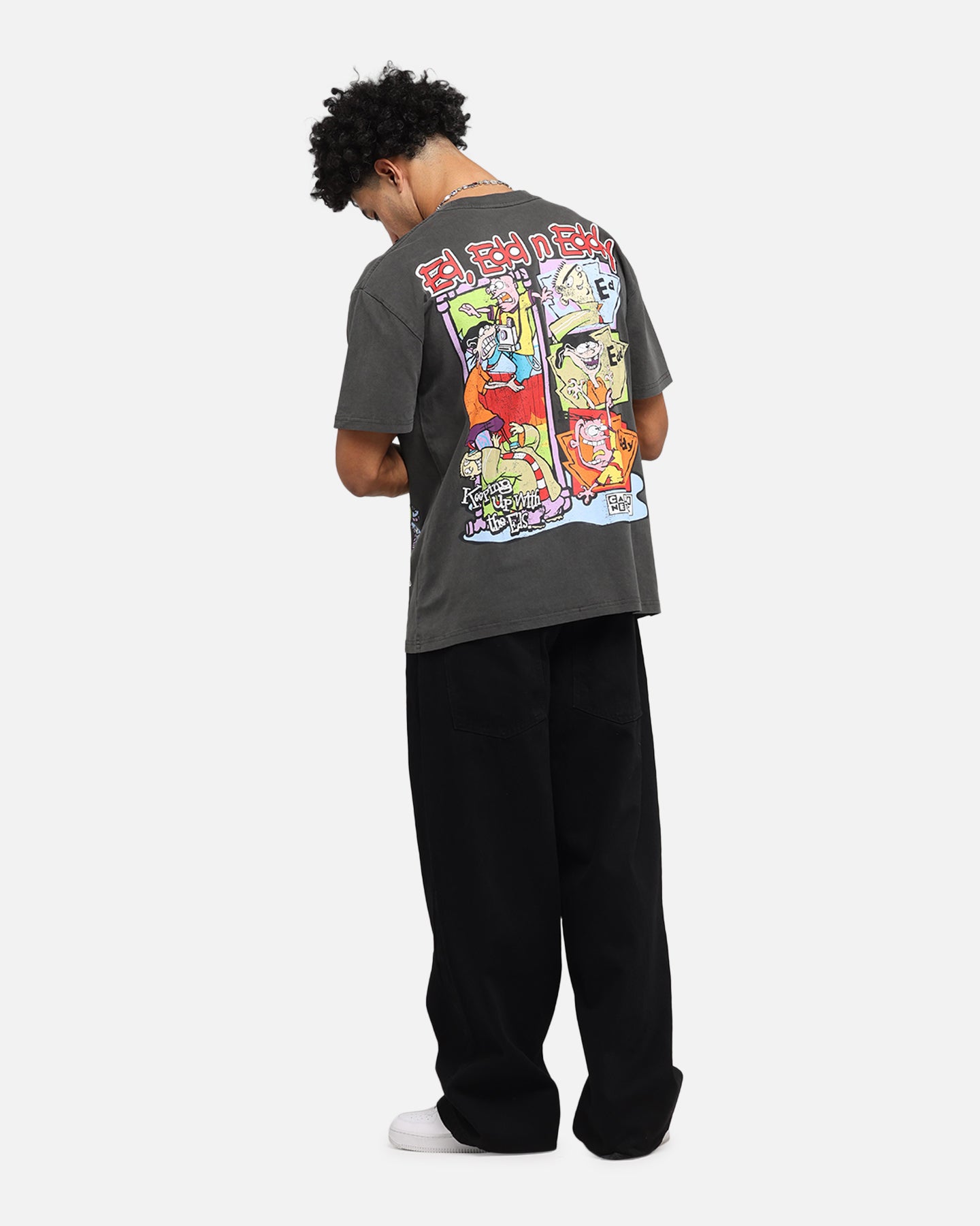 American Thrift X Cartoon Network Ed Edd N Eddy Heavy T-Shirt Black Wash、mySite、zt4zffjzw