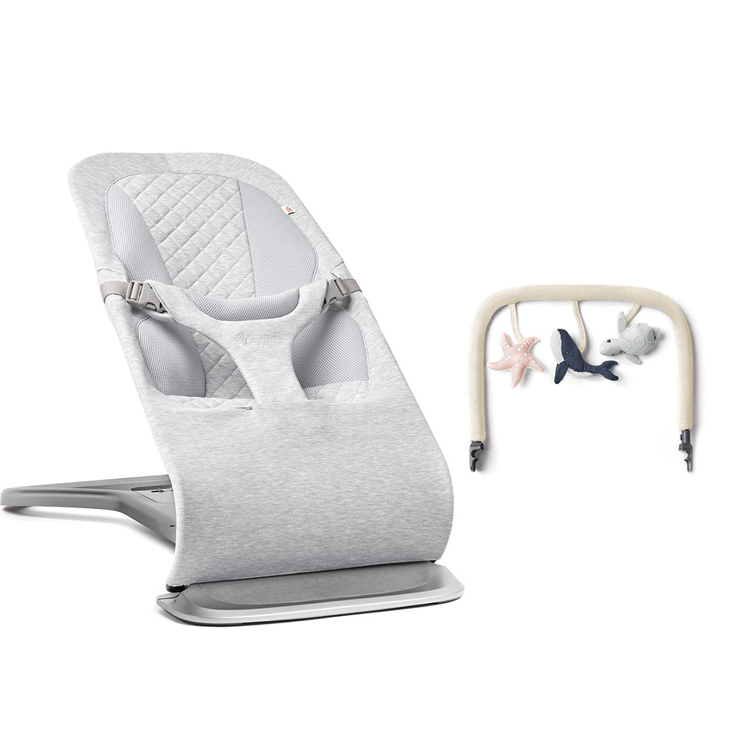  Ergobaby Evolve Baby Bouncer - Light Grey、mySite、merchandisen