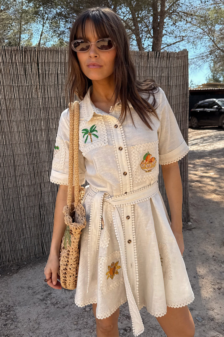 Isla Patchwork Lauren Dress、mySite、solidvoid