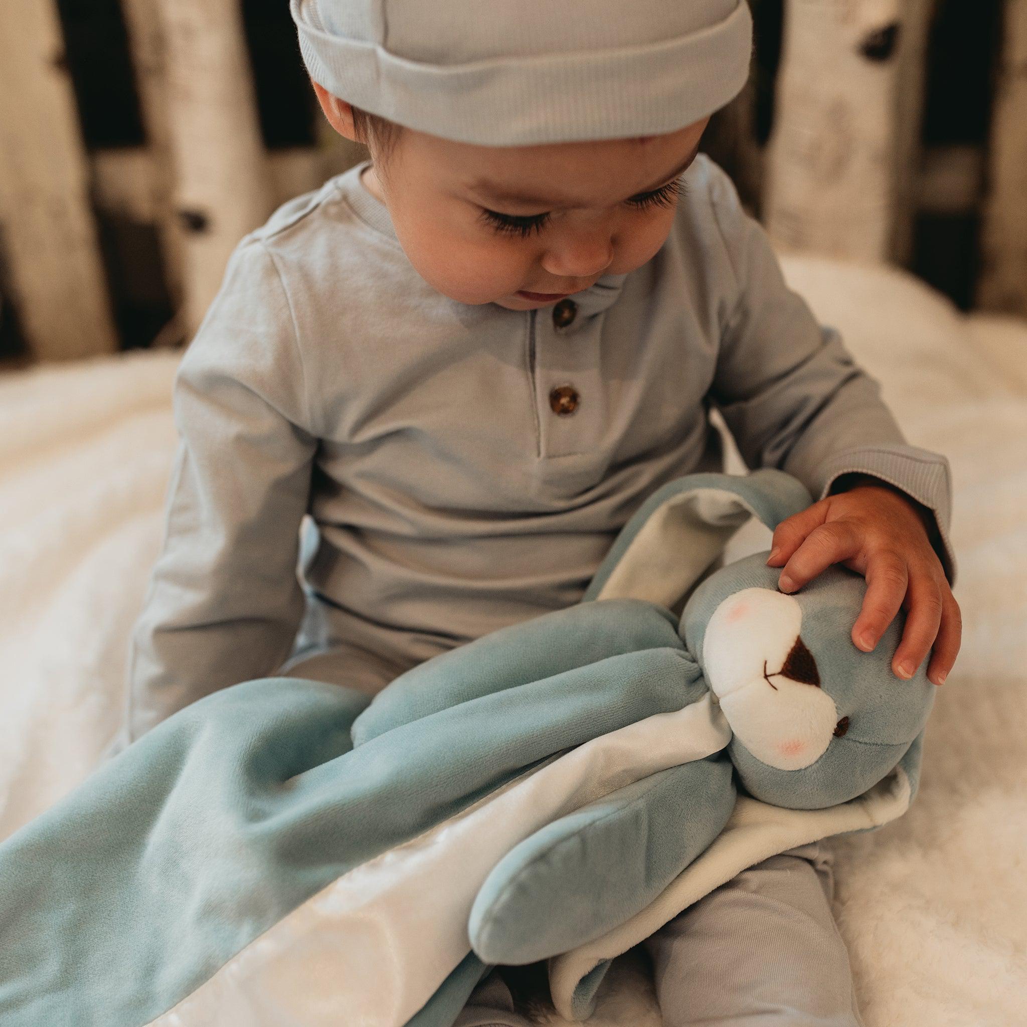 RETIRED - Nibble Buddy Blanket - Stormy Blue、mySite、g9winljtr