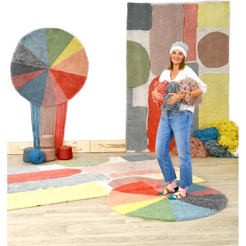Pie Chart Wool Washable Area Rug、mySite、gigharbornorthrealestate