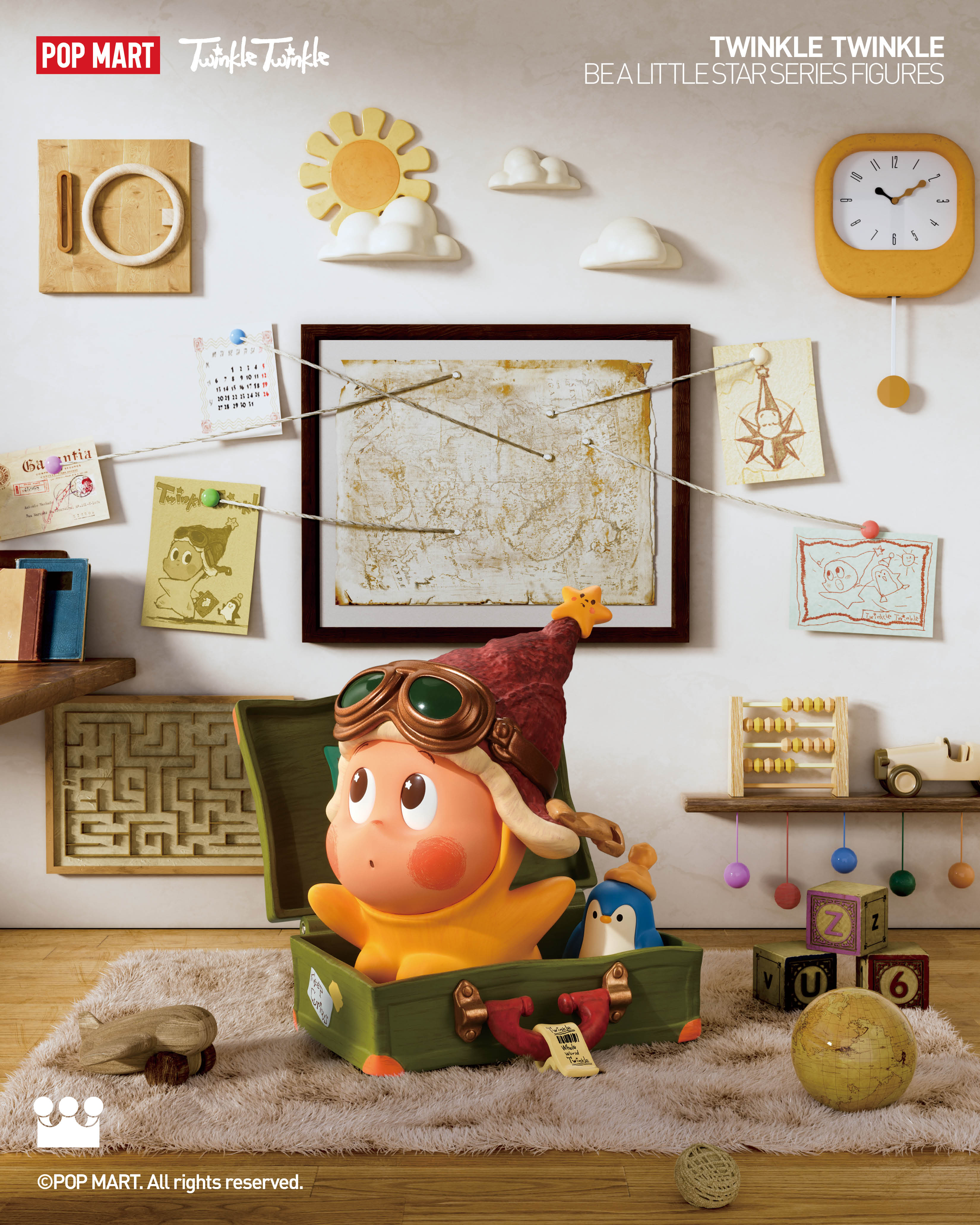  POP MART Twinkle Twinkle Be a Little Star Series Figures、mySite、greenlandpopulation