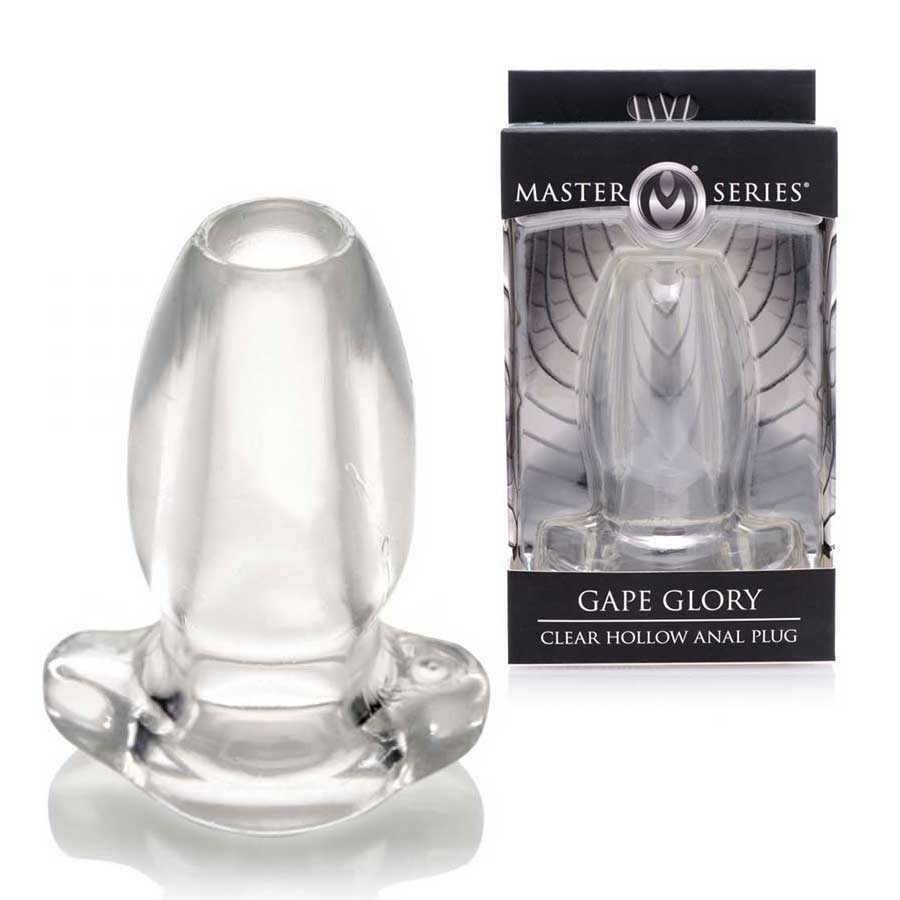 Gape Glory Clear Hollow Butt Plug | 3.9 Inch Tunnel Probe by Master Series、mySite、bottomscart