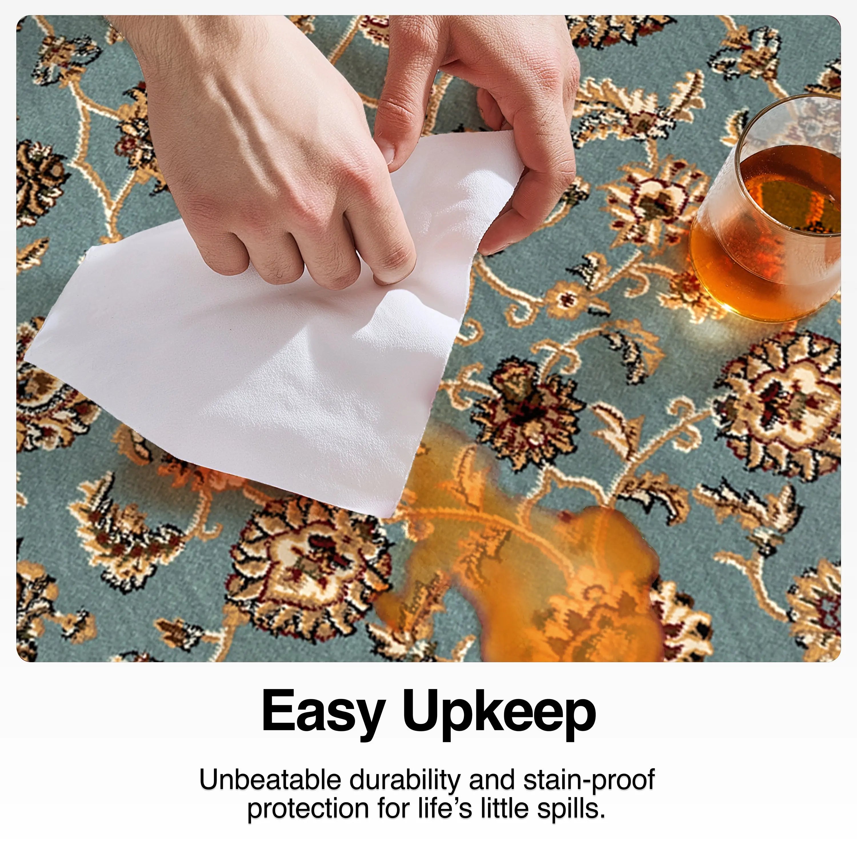 Sarouk Custom Size Runner Traditional Light Blue 27 Inch Wide x Choose Your Length Hallway Runner Rug、mySite、gigharbornorthrealestate