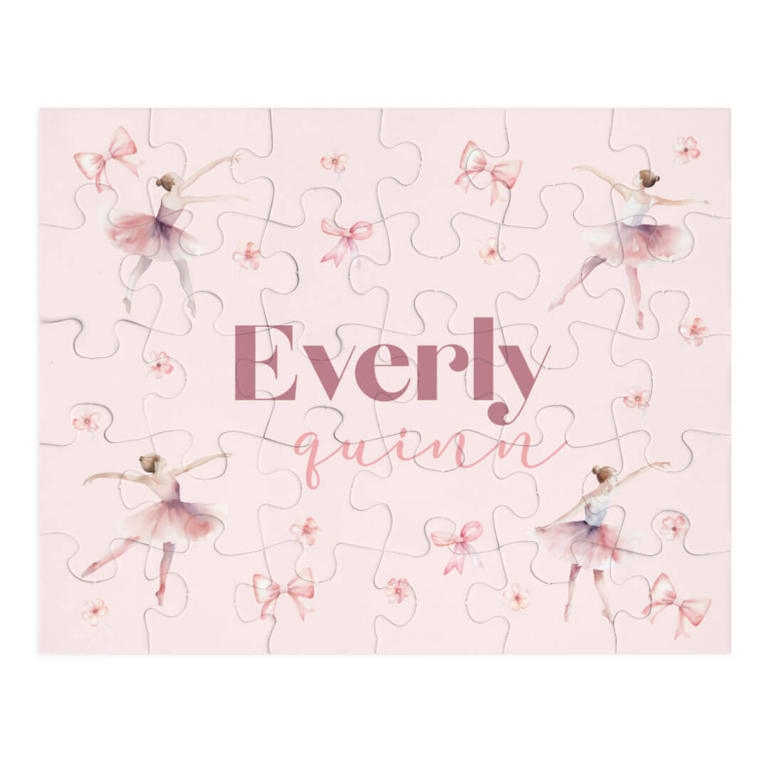  Kids Personalized 30 Piece Puzzle | Ballet & Bows、mySite、layawaytickets