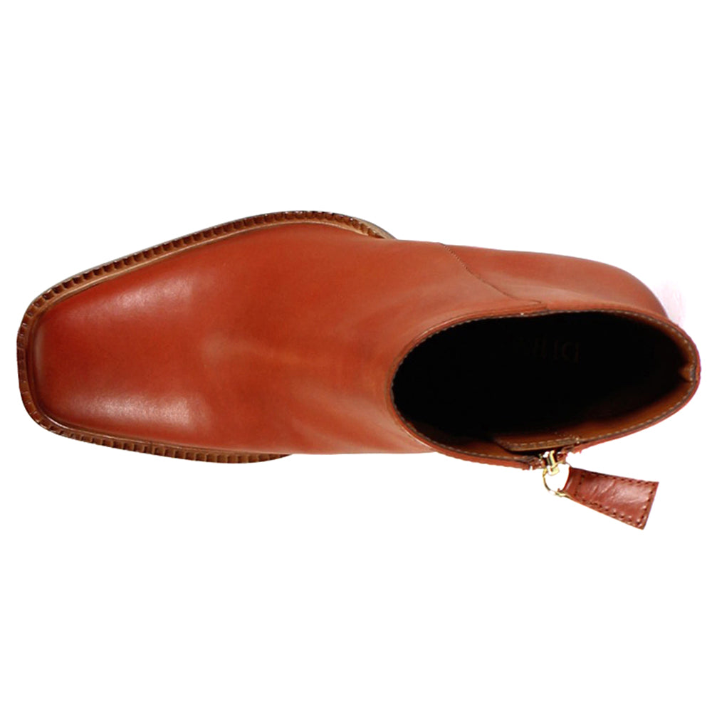 Key Switch Square Toe Zippered Booties、mySite、gtrtttuynbv